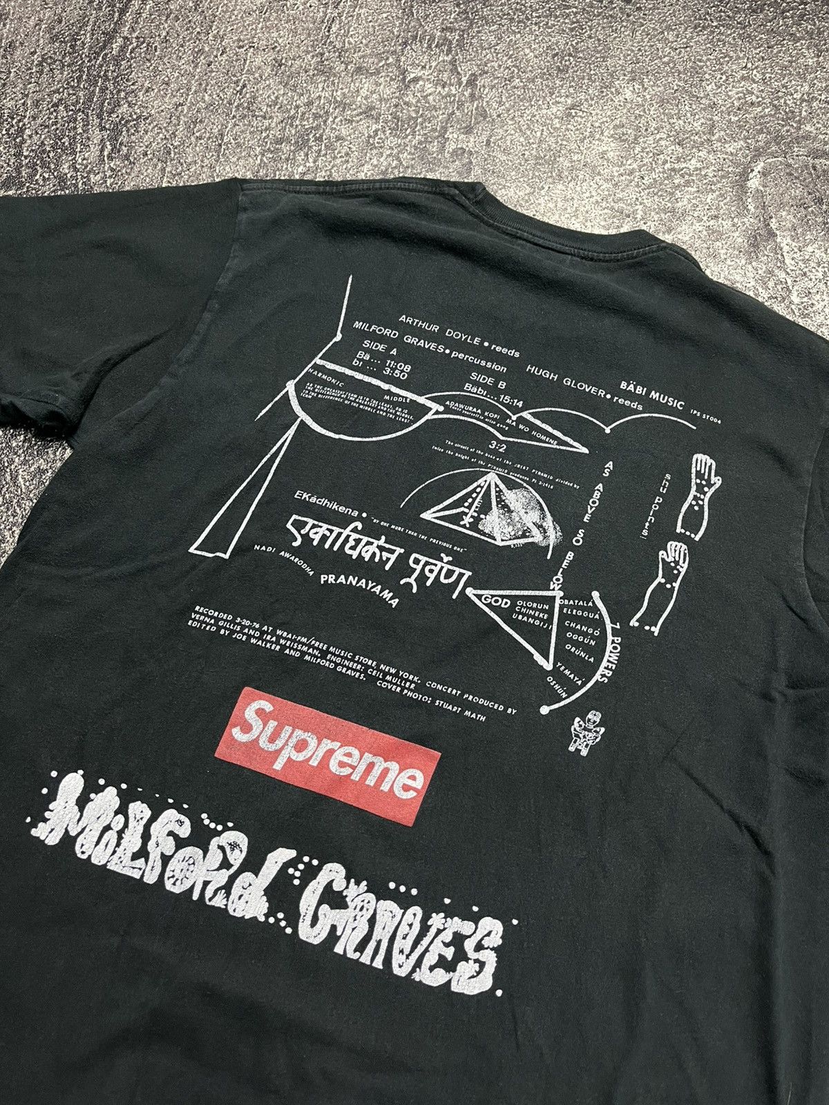 Supreme Supreme Milford Graves Black T-Shirts Size US L / EU 52-54 / 3 - 3 Thumbnail