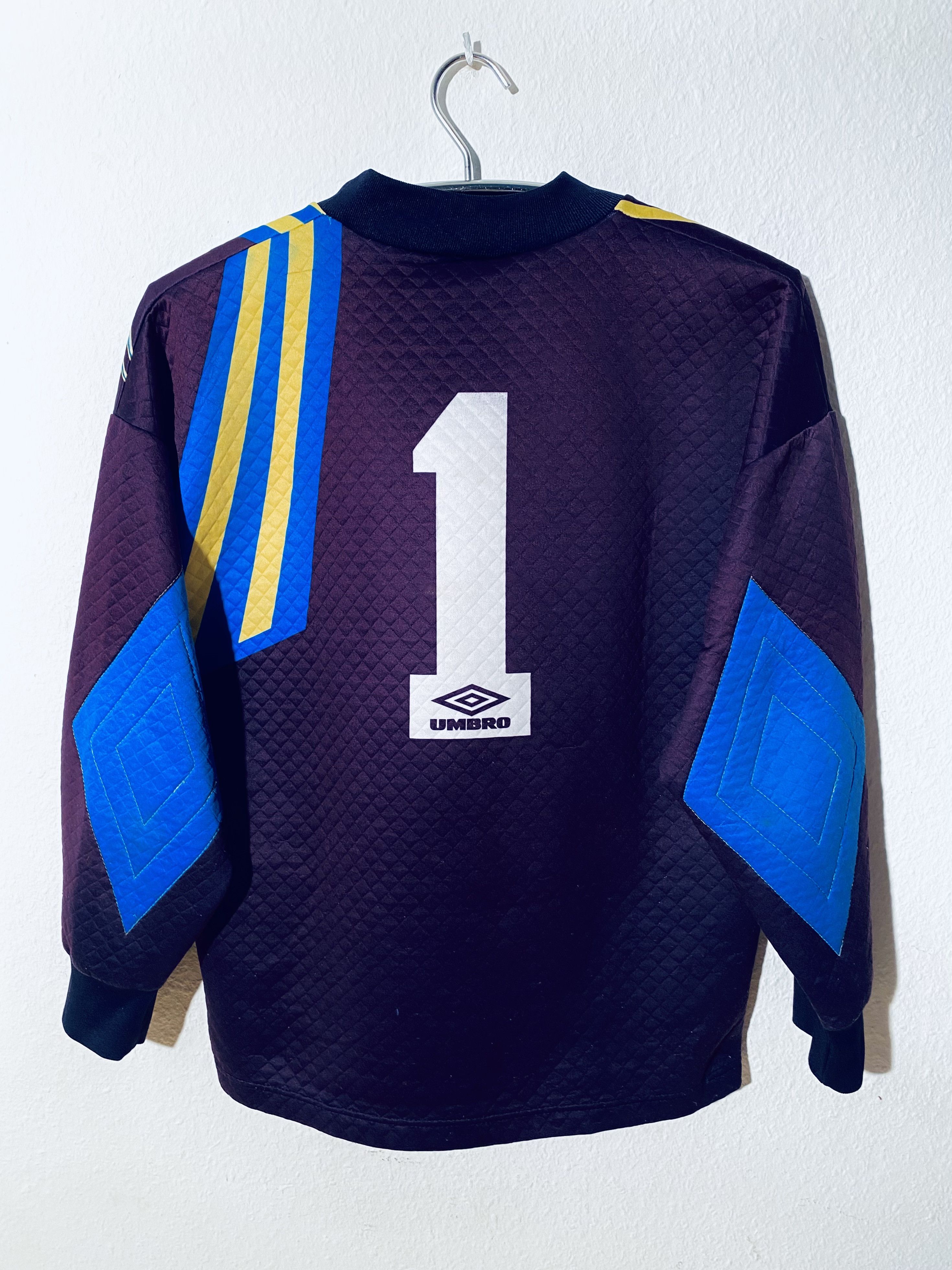 Umbro Manchester United Goalkeeper Away Shirt Jersey 1992 - 1993 Size US S / EU 44-46 / 1 - 2 Thumbnail