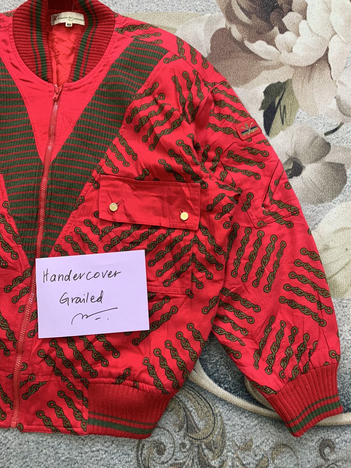Roberta di Camerino Chain Art Printed Roberta di Camerino Jacket Size US M / EU 48-50 / 2 - 4 Thumbnail