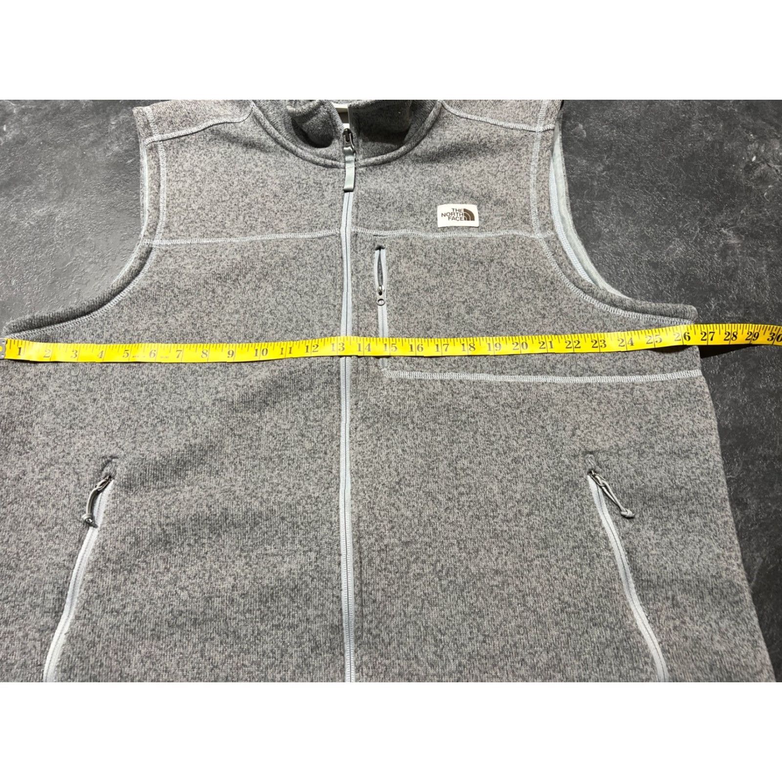 The North Face THE NORTH FACE Full Zip Gray Vest 2XL Men's Size US XXL / EU 58 / 5 - 6 Thumbnail