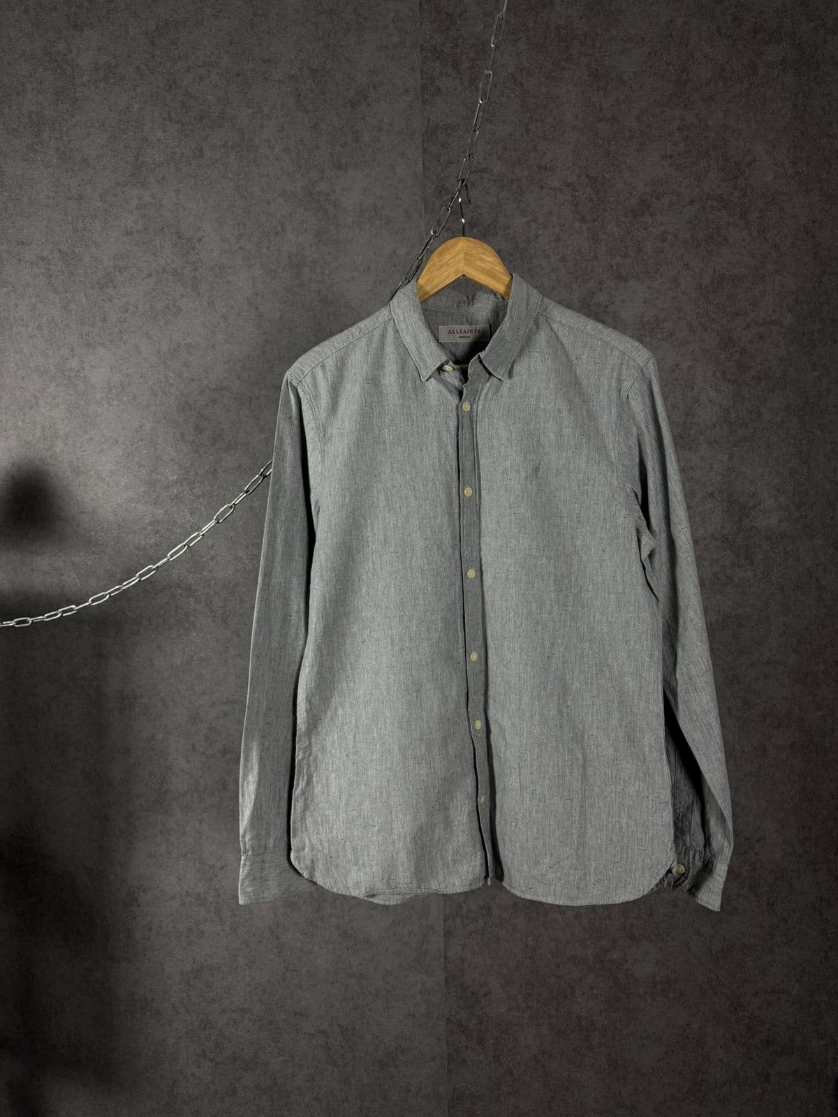Allsaints Allsaints designer logo shirt Size US M / EU 48-50 / 2 - 1 Thumbnail