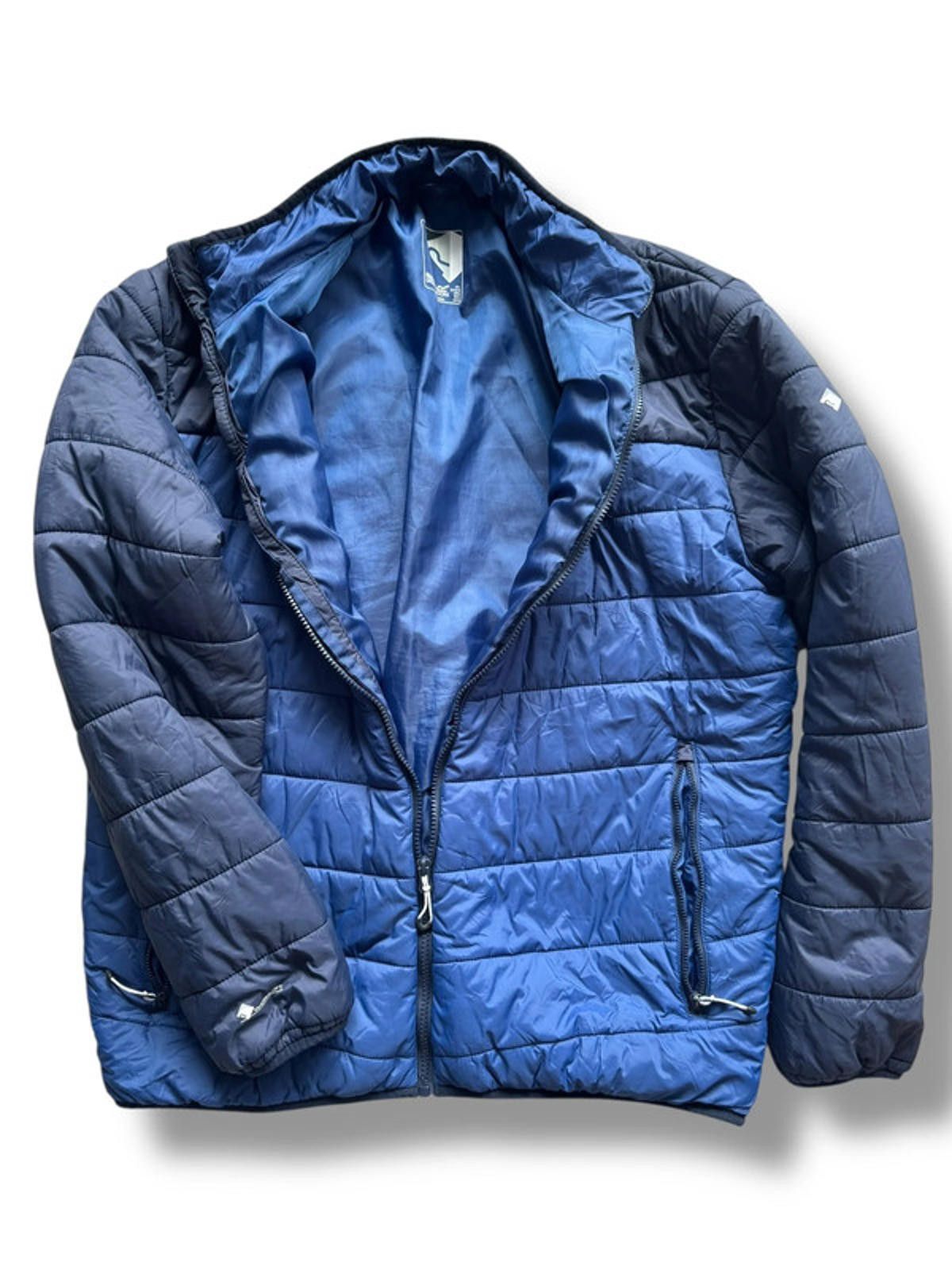 Designer Regatta Men’s Blue Quilted Jacket – Size Large Ex Condition Size US L / EU 52-54 / 3 - 7 Thumbnail