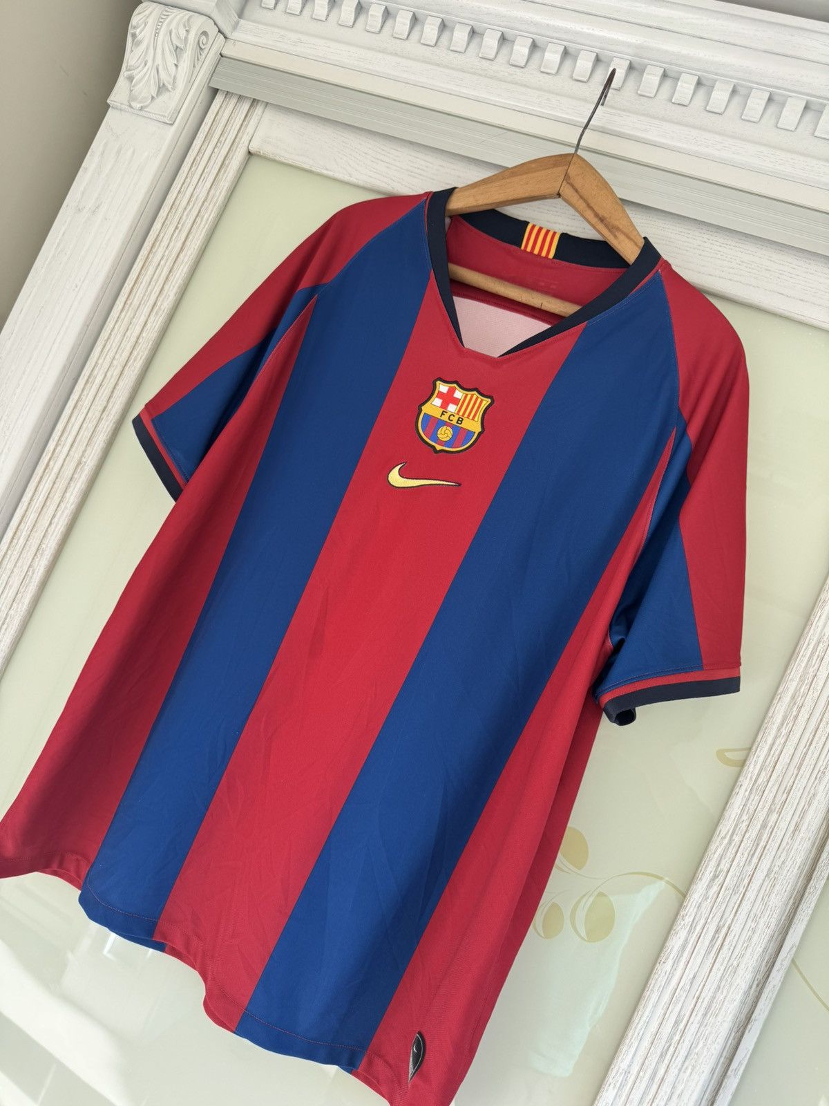 Nike Barcelona 2019-2020 Home El Clasico Stadiun Jersey Shirt Size US XXL / EU 58 / 5 - 3 Thumbnail