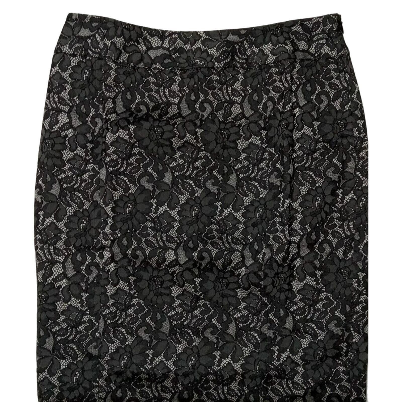 & Other Stories Worthington Lace Pencil Skirt 6 Women's Stretch Straight Size 28" / US 6 / IT 42 - 3 Thumbnail