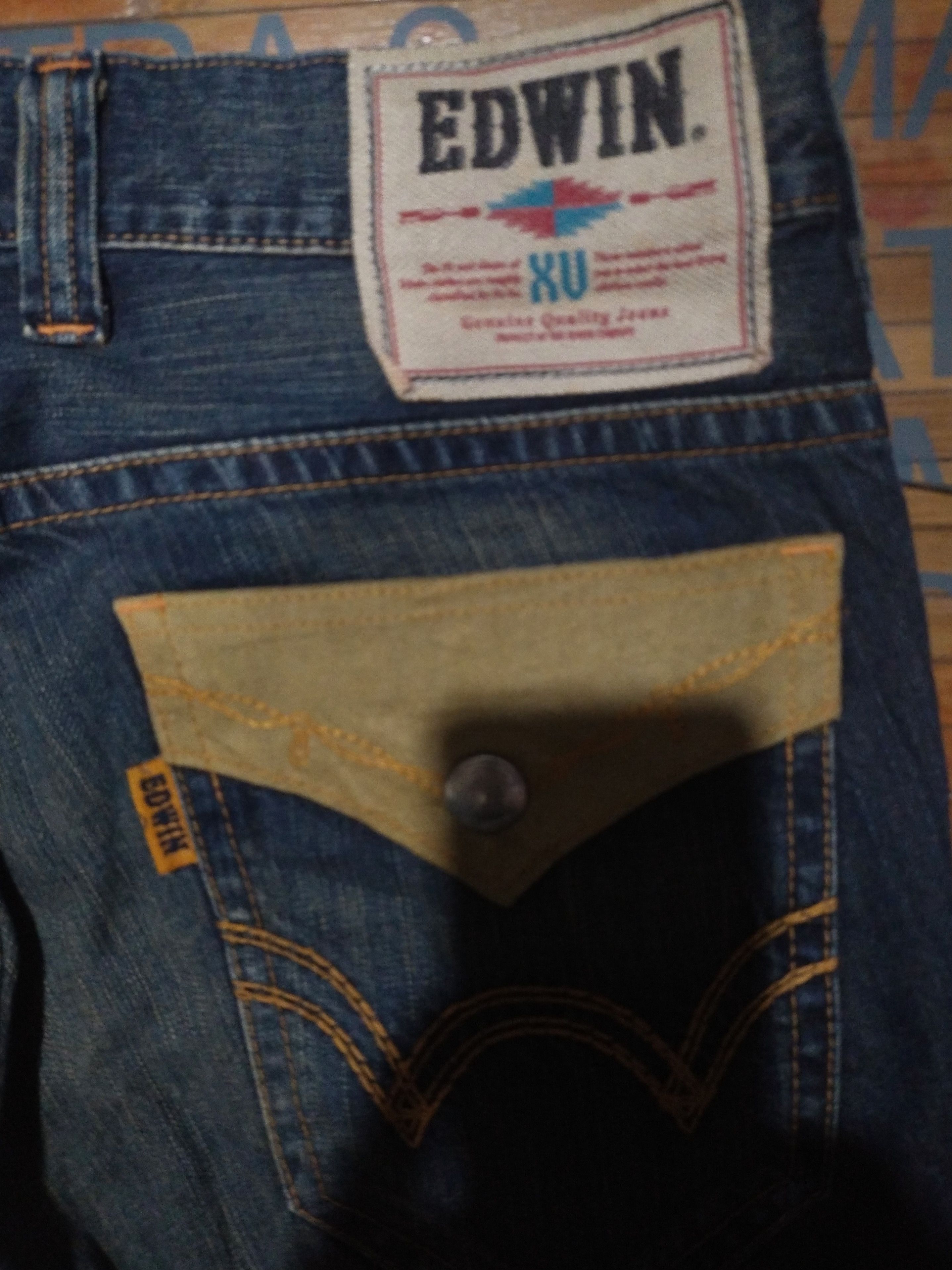 Edwin × Vintage Vintage Edwin Xu XWX Sz 32" Size US 32 / EU 48 - 10 Thumbnail