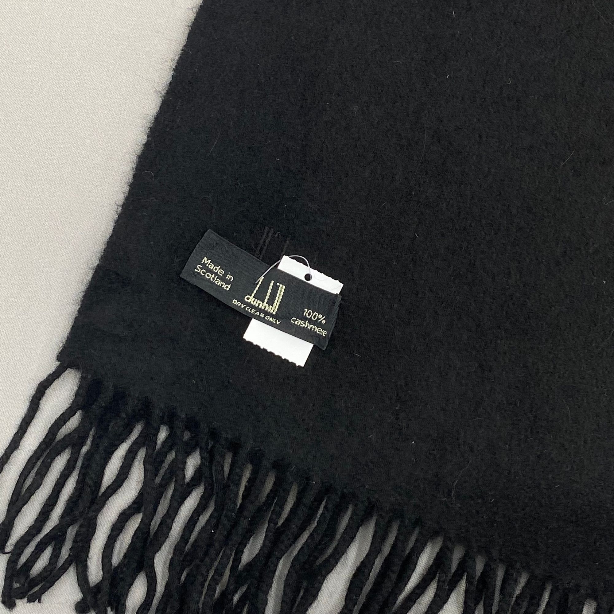 Alfred Dunhill Vintage Alfred Dunhill Scarf Muffler Wool Cashmere Scarves Size ONE SIZE - 5 Thumbnail