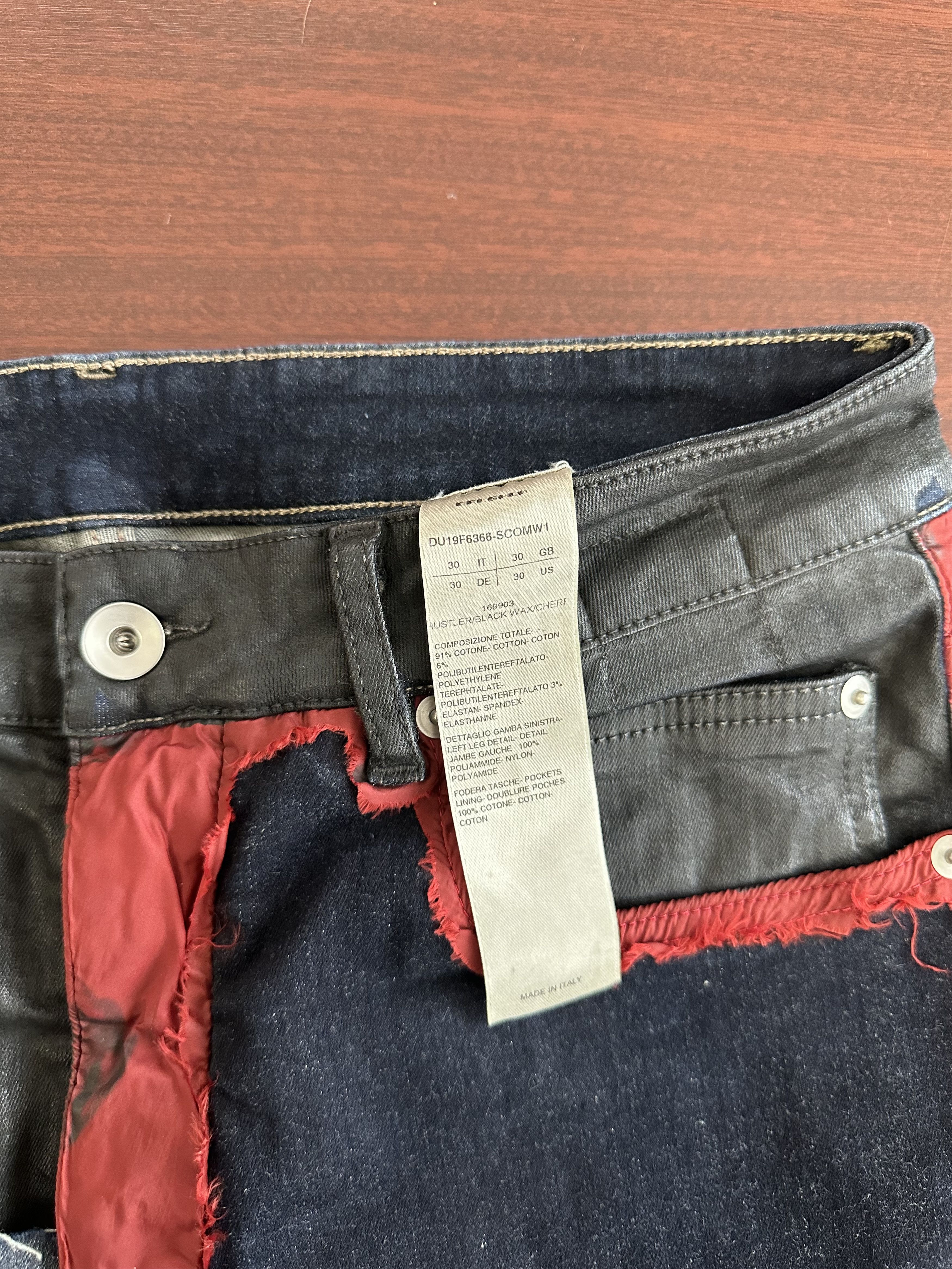 Rick Owens Drkshdw Detroit Cut Jeans Size US 30 / EU 46 - 4 Thumbnail