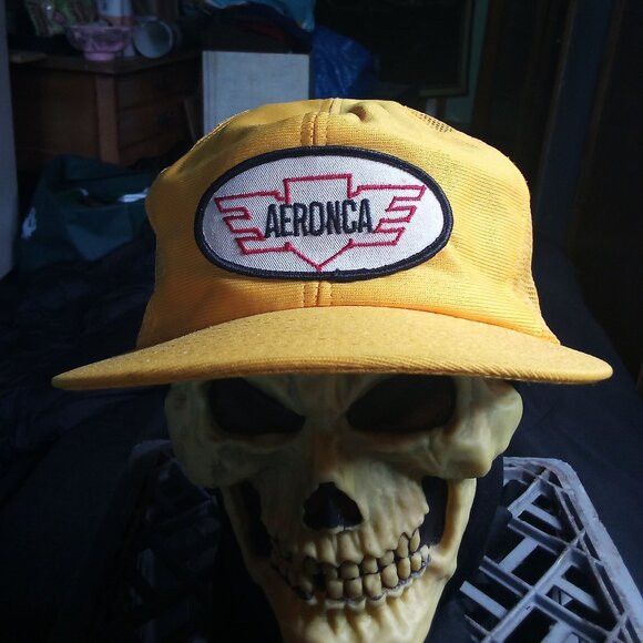 Other Deadstock Vintage Aeronica Patch Snap Trucker Hat Cap Size ONE SIZE - 1 Thumbnail