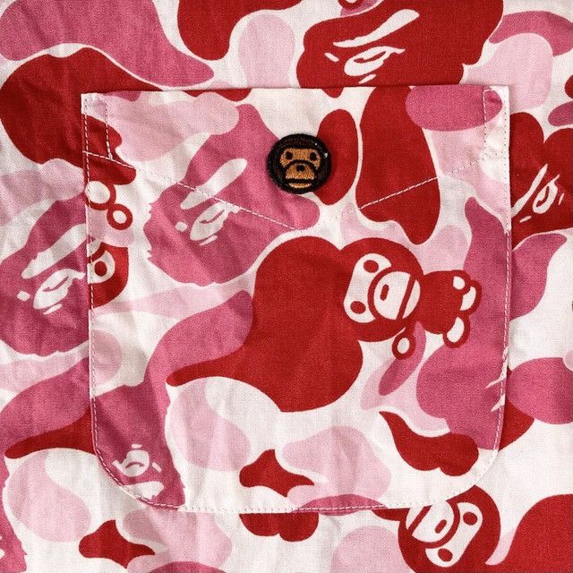 Bape BAPE Milo ABC camo pink shirt a bathing ape NIGO Size US S / EU 44-46 / 1 - 7 Thumbnail