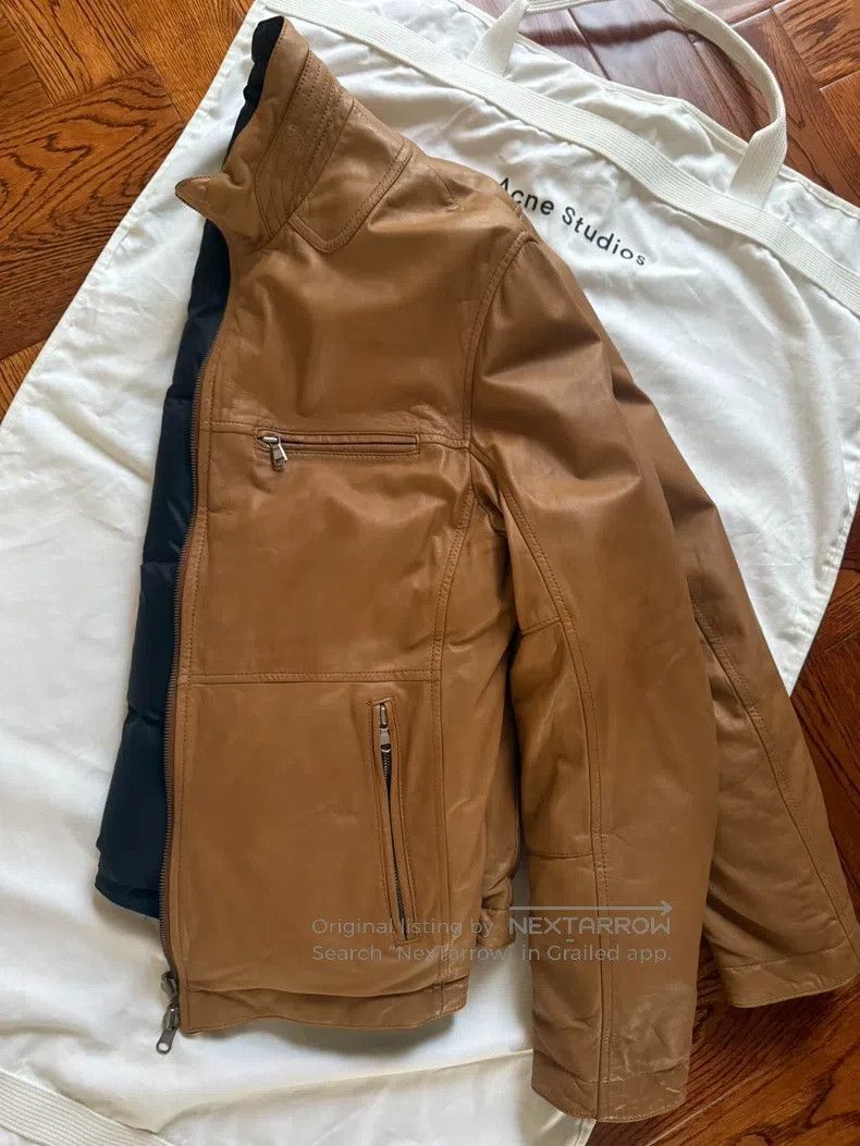 Brunello Cucinelli Brunello Cucinelli Men's sheepskin goose down jacket Size US M / EU 48-50 / 2 - 9 Thumbnail