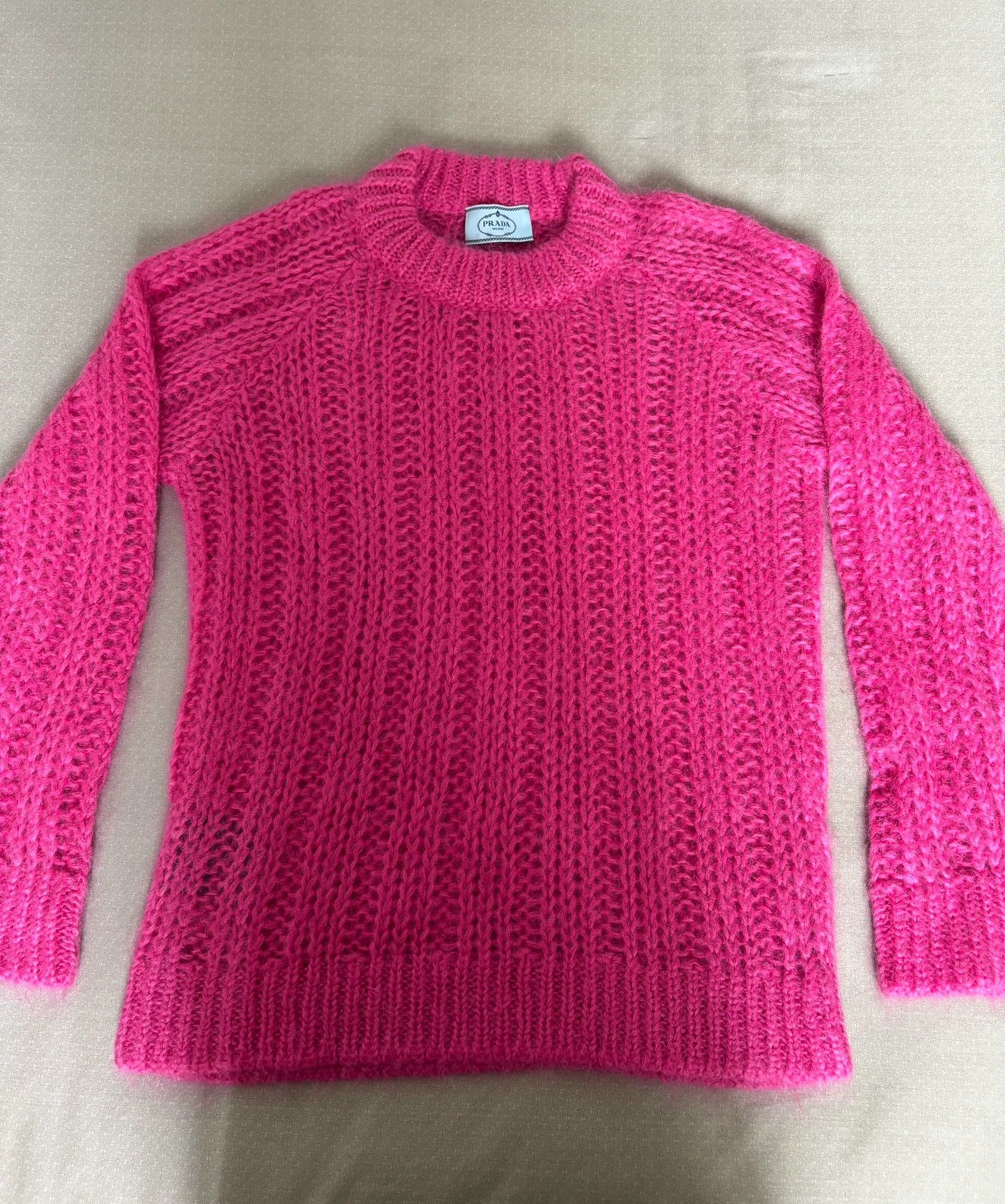 Prada Prada Runway Pink Knit Sweater Frankenstein Season Size XS / US 0-2 / IT 36-38 - 2 Thumbnail