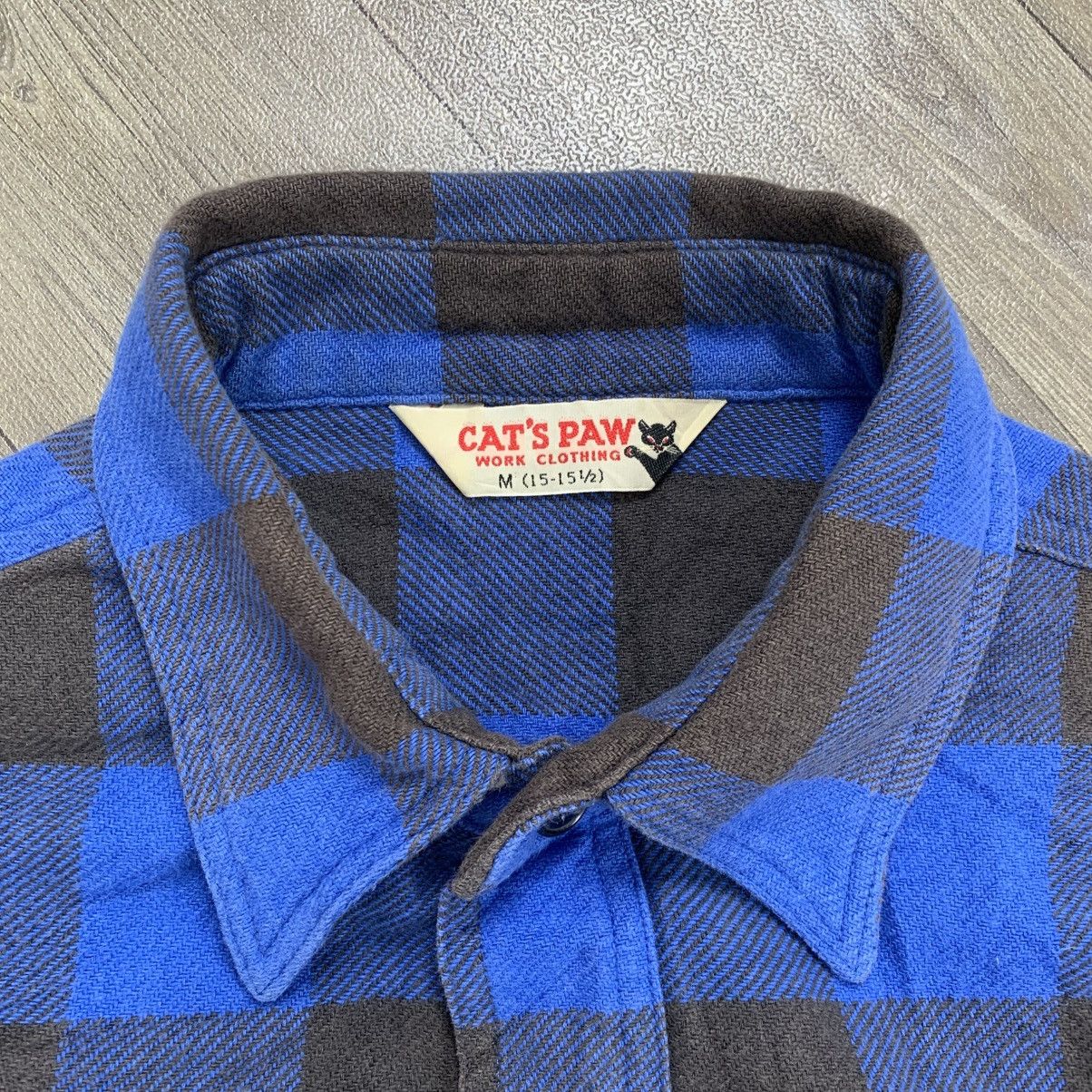 CAT'S PAW Cat’s Paw Plaid Flanel Double Pocket 🐱 Size US M / EU 48-50 / 2 - 5 Thumbnail