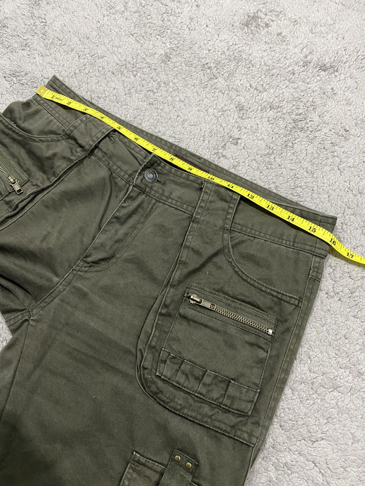 Other Rote Rose Cargo Bondage Flared Military Pants Like G.O.A Size US 32 / EU 48 - 17 Thumbnail