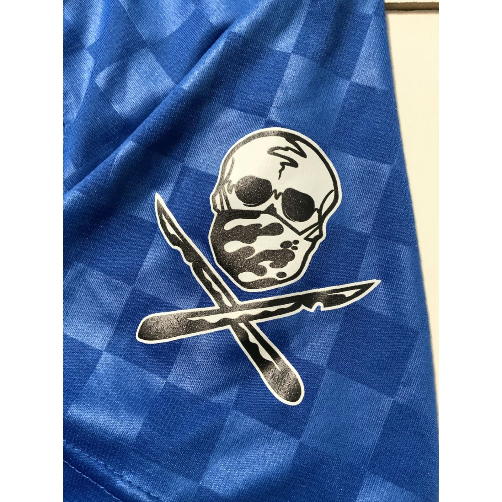 Umbro Umbro The Shoe Surgeon All Hail Skull Checkered Blue Soccer Football Jersey XL Mens Size US XL / EU 56 / 4 - 6 Thumbnail