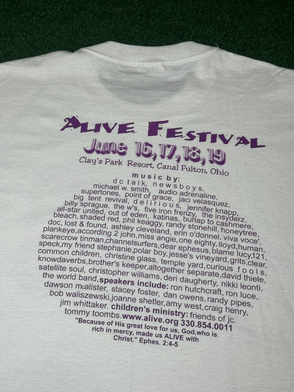 Band Tees Alive Christian Music Festival 99’ 90s Newsboys XL T Shirt Size US XL / EU 56 / 4 - 4 Thumbnail