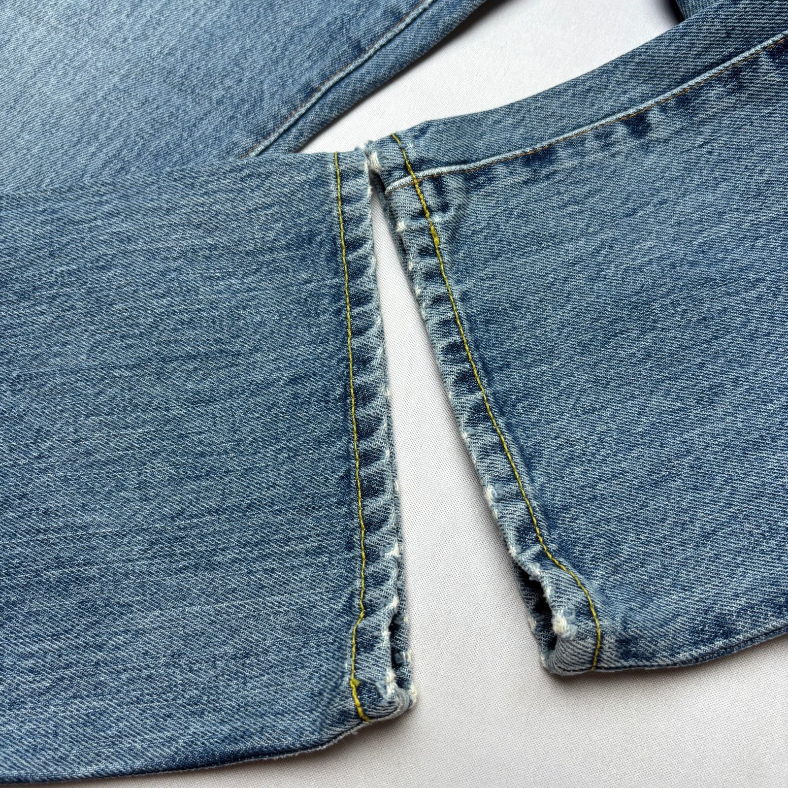 Sid Mashburn $175 Sid Mashburn Slim Straight Jeans 33x30 Made in USA Size US 33 - 12 Thumbnail