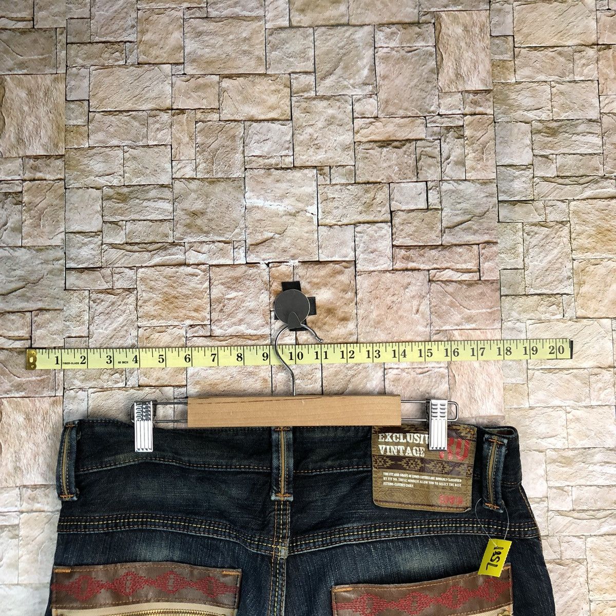 Edwin Edwin faded Blue Denim jeans Pants #7597 Size US 33 - 4 Thumbnail