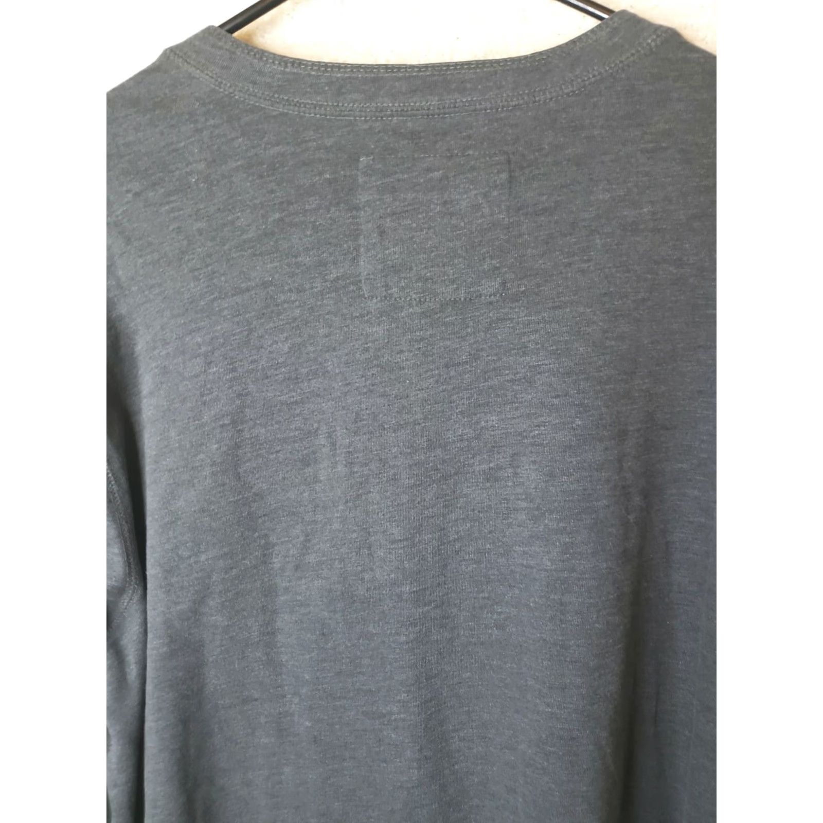 Vintage St. John's Bay Shirt Mens L Gray Long Sleeve Henley T Shirt Size US L / EU 52-54 / 3 - 7 Thumbnail