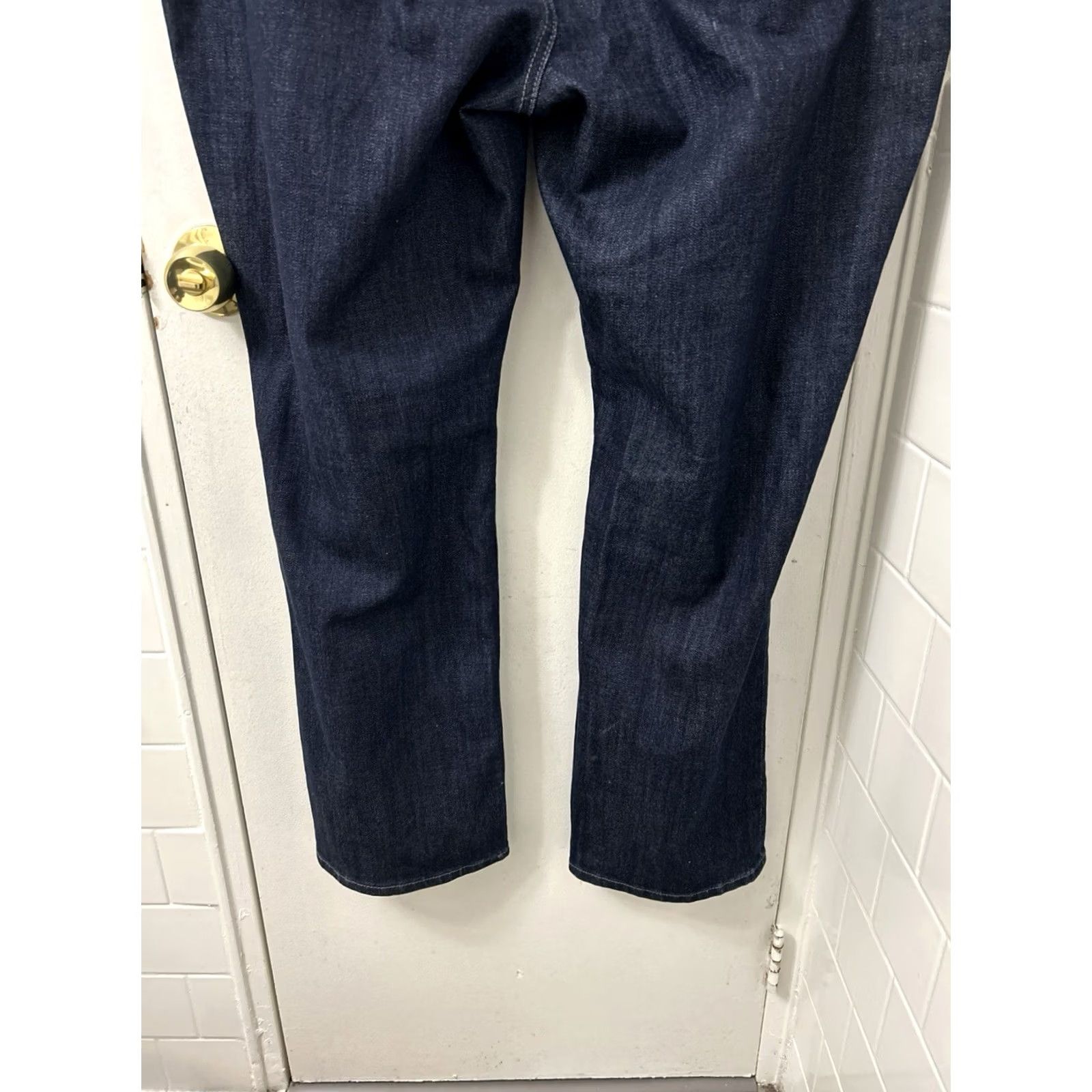 Melissa Melissa McCarthy Seven7 Jeans Slim Boot Womens 22W 31L Dark Wash Denim Blue Stretch Pockets 5-Pocket Regular Size Type Mens? Size 40" / US 18 - 3 Thumbnail