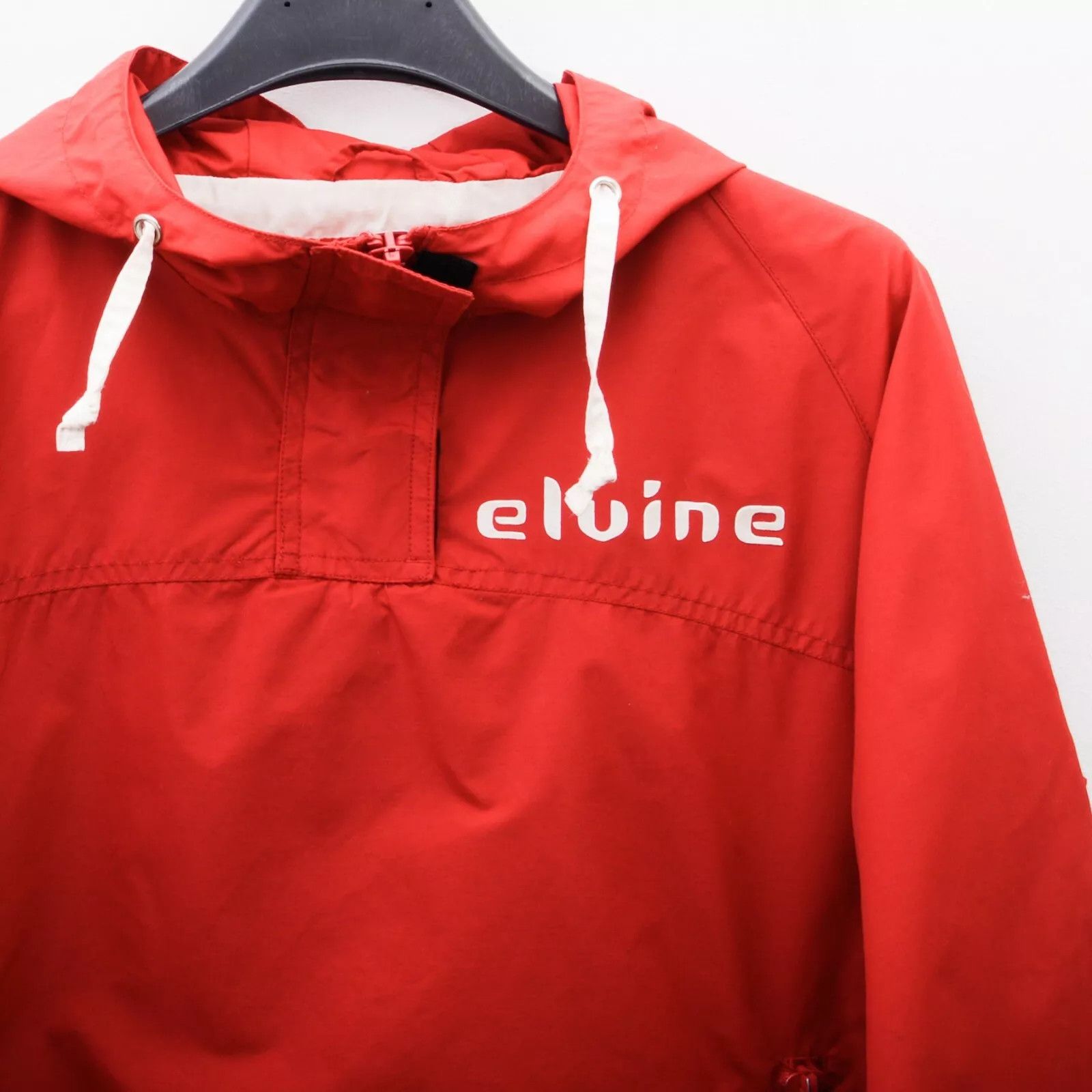 ELVINE Women Medium Jacket Zip Up Neck Windbreaker Hooded Coat Size M / US 6-8 / IT 42-44 - 4 Thumbnail