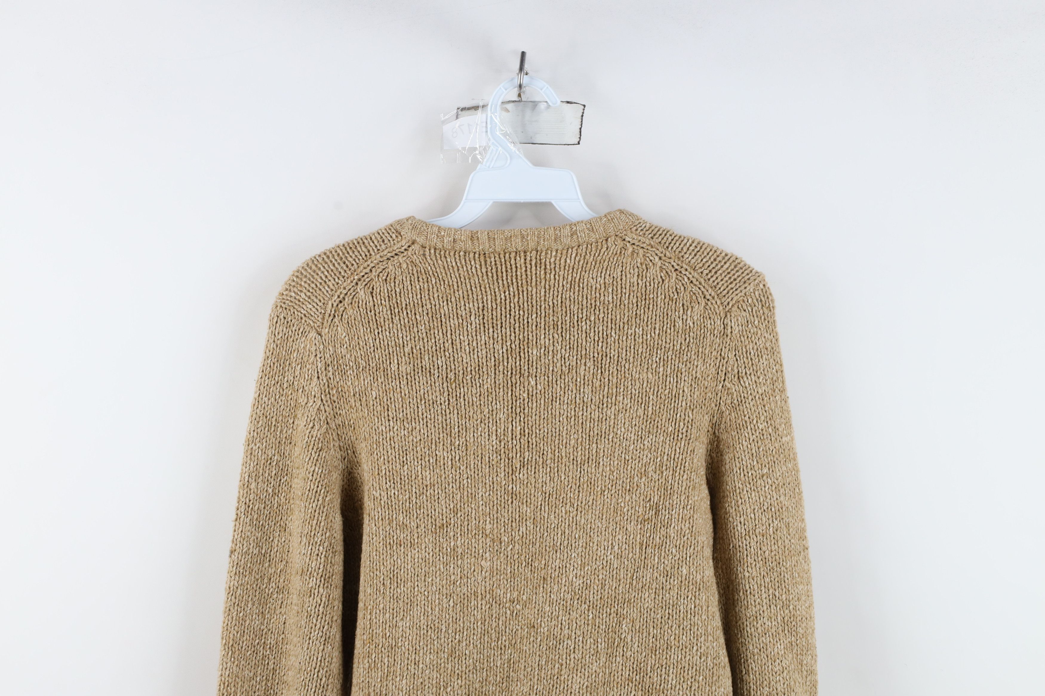 J.Crew Vintage 90s J Crew Wool Blend Ribbed Knit Crewneck Sweater Size M / US 6-8 / IT 42-44 - 12 Thumbnail