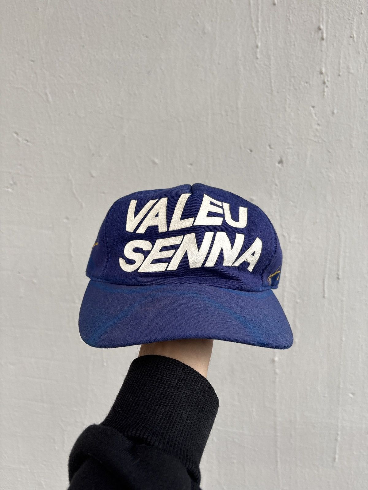 Formula 1 Super rare 1994 Ayrton Senna Foundation Hat Size ONE SIZE - 1 Thumbnail