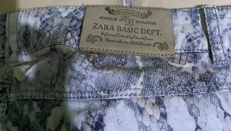If Six Was Nine × Le Grande Bleu (L.G.B.) × Zara SNAKESKIN - ZARA LONGPANTS Size US 30 / EU 46 - 6 Thumbnail