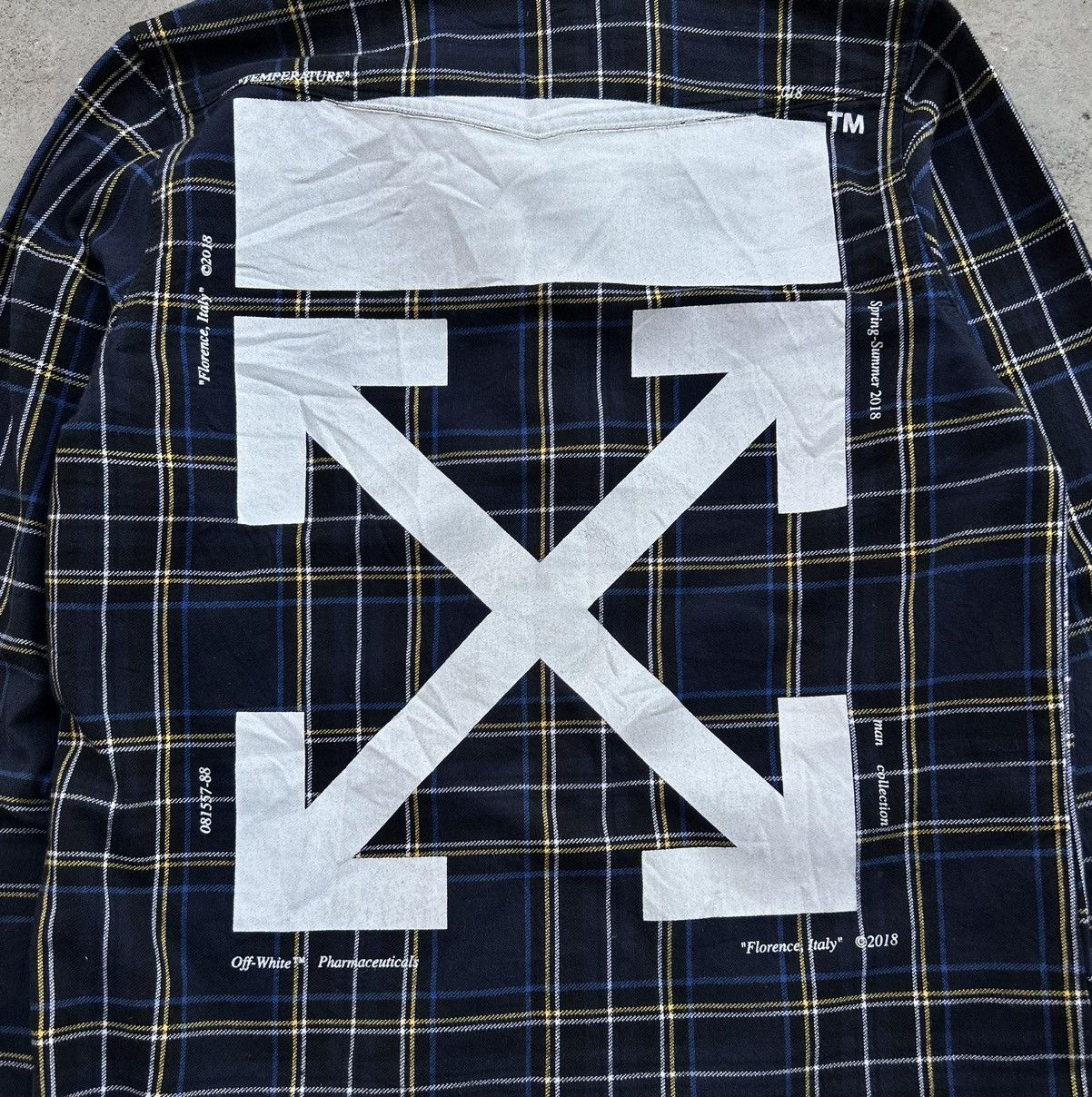 Off-White 💥GRAIL💥 CRAZY OFF-WHITE SS18 CHECK FLANNEL Size US L / EU 52-54 / 3 - 3 Thumbnail