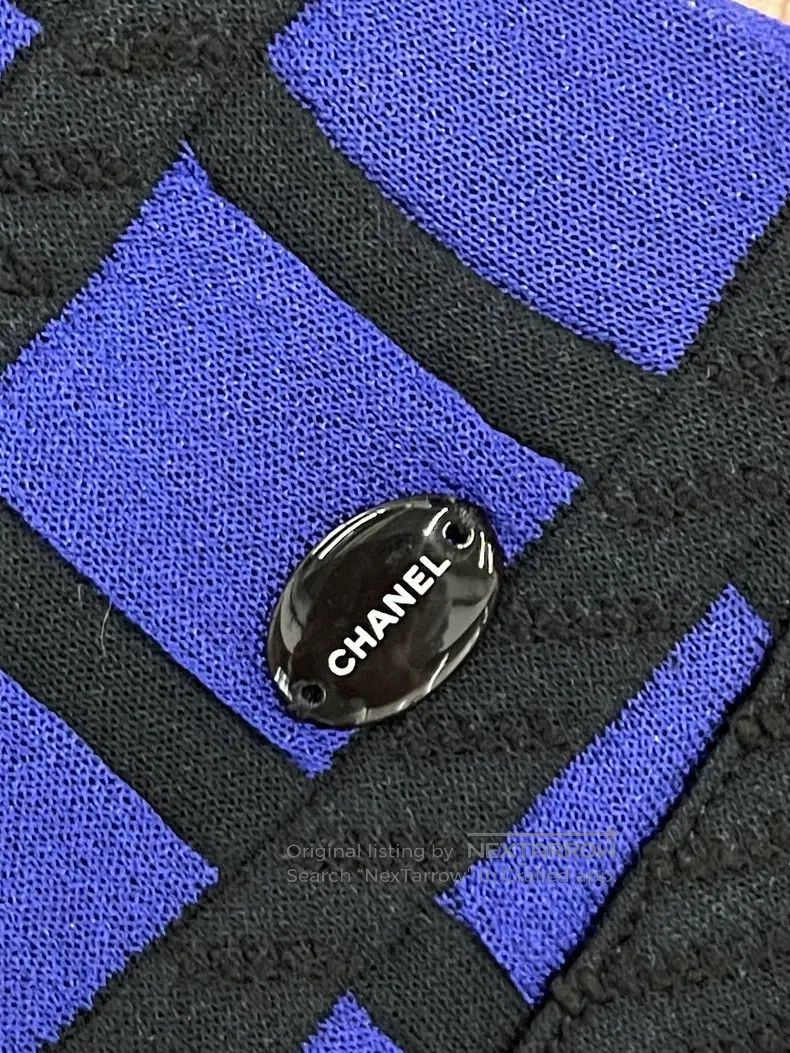 Chanel Chanel Blue and black plaid bra dress Size XS / US 0-2 / IT 36-38 - 3 Thumbnail