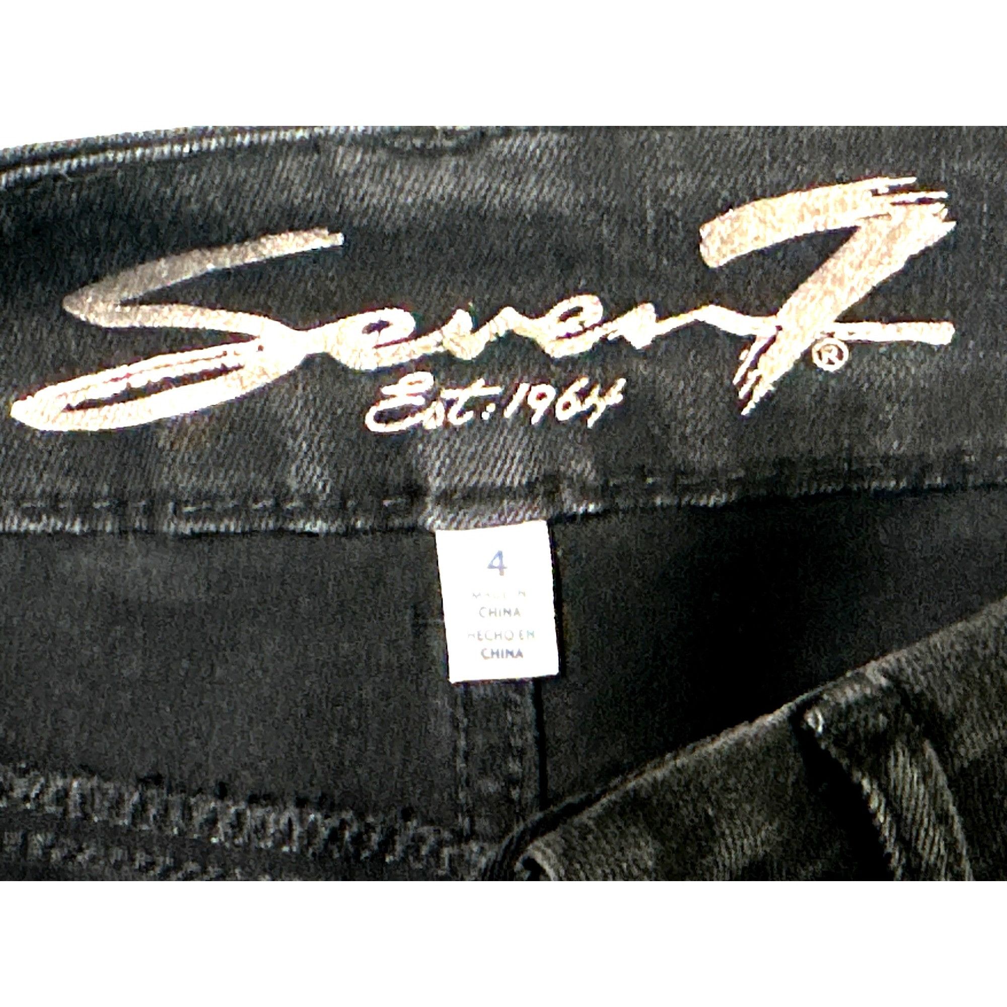 Seven 7 Seven7 Womens Black Tummyless High Rise Skinny Jeans Size 4 Size 27" / US 4 / IT 40 - 5 Thumbnail