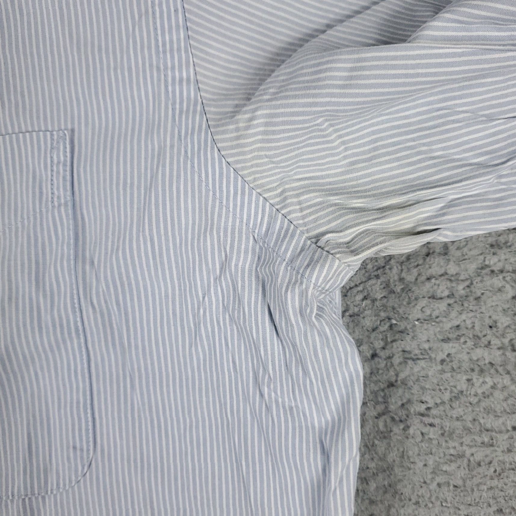 Tommy Hilfiger VINTAGE Tommy Hilfiger Shirt Mens M Blue Striped Button-Up Long Sleeve Collared Size US M / EU 48-50 / 2 - 4 Thumbnail