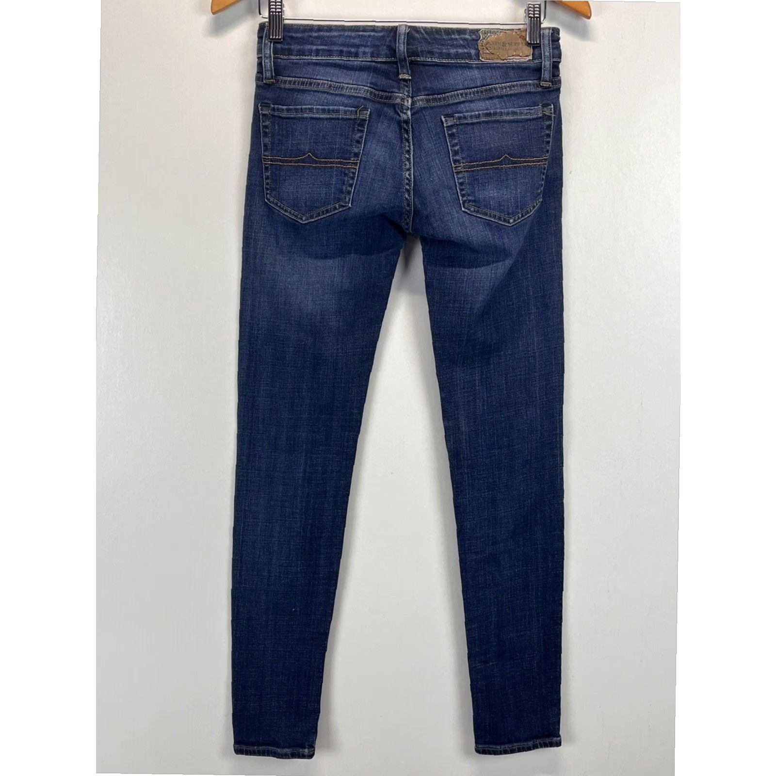 Ralph Lauren Ralph Lauren Skinny Jeans Blue Women's Size 26x32 Size 26" / US 2 / IT 38 - 3 Thumbnail
