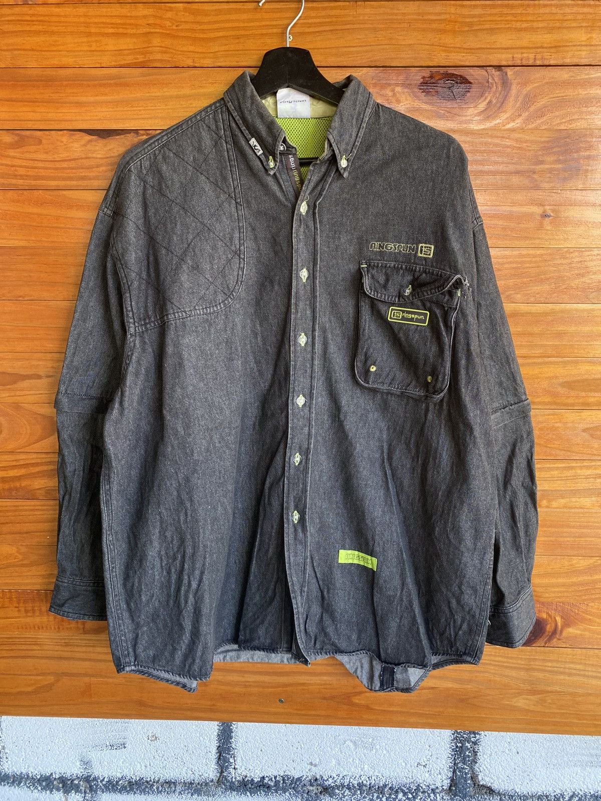 Ringspun Ringspun Vintage Military-Inspired Long Sleeve Shirt Size US M / EU 48-50 / 2 - 3 Thumbnail
