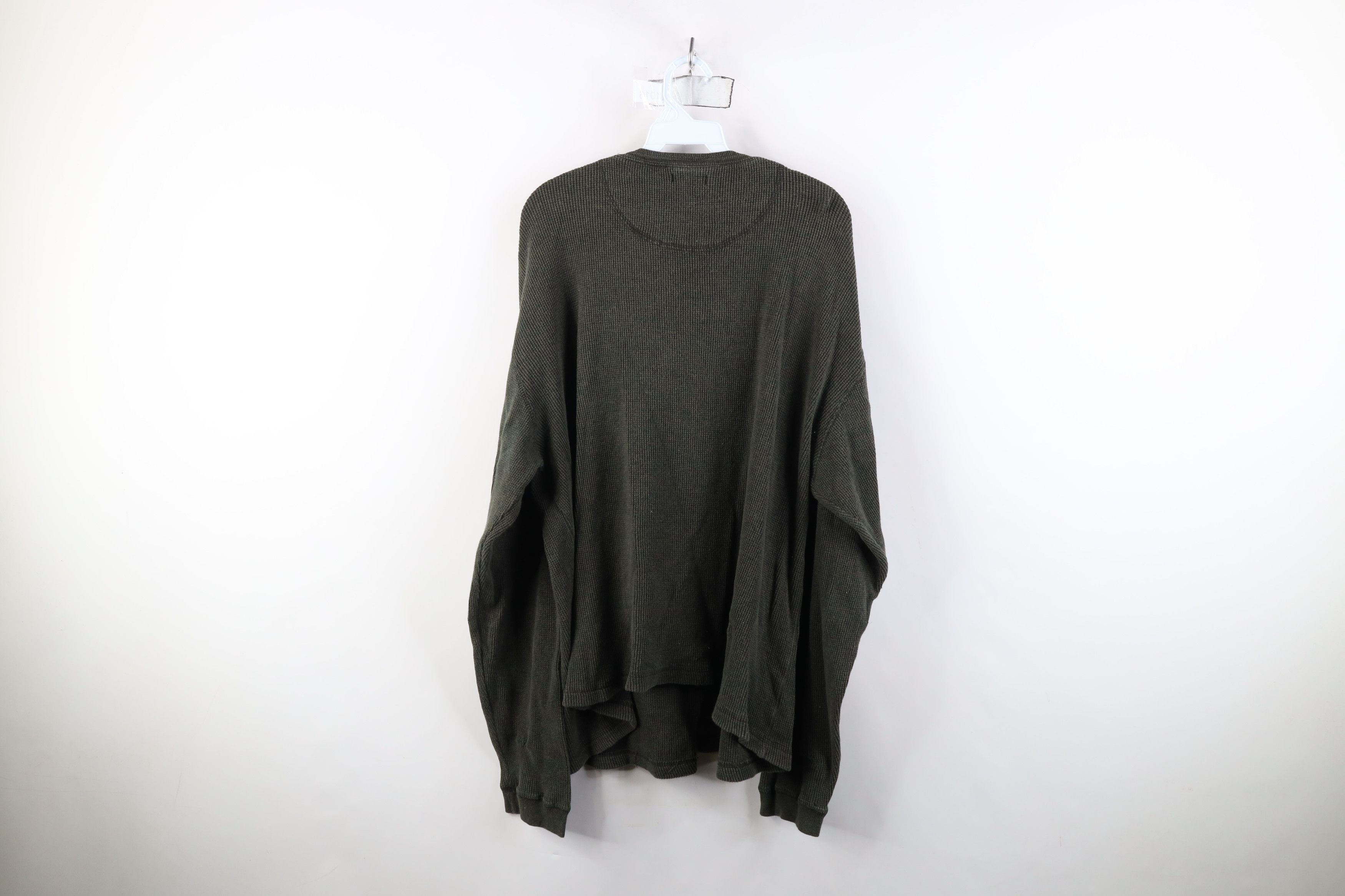 Vintage Vintage 90s Streetwear Knit Long Sleeve Henley T-Shirt Size US XL / EU 56 / 4 - 11 Thumbnail