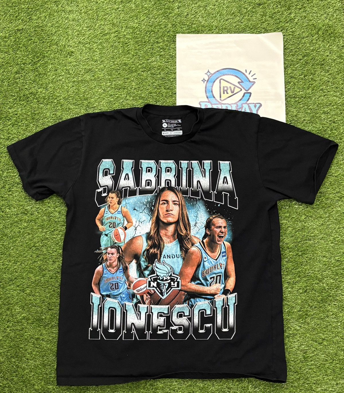 NBA SABRINA IONESCU RAP TEE Size US XL / EU 56 / 4 - 1 Thumbnail