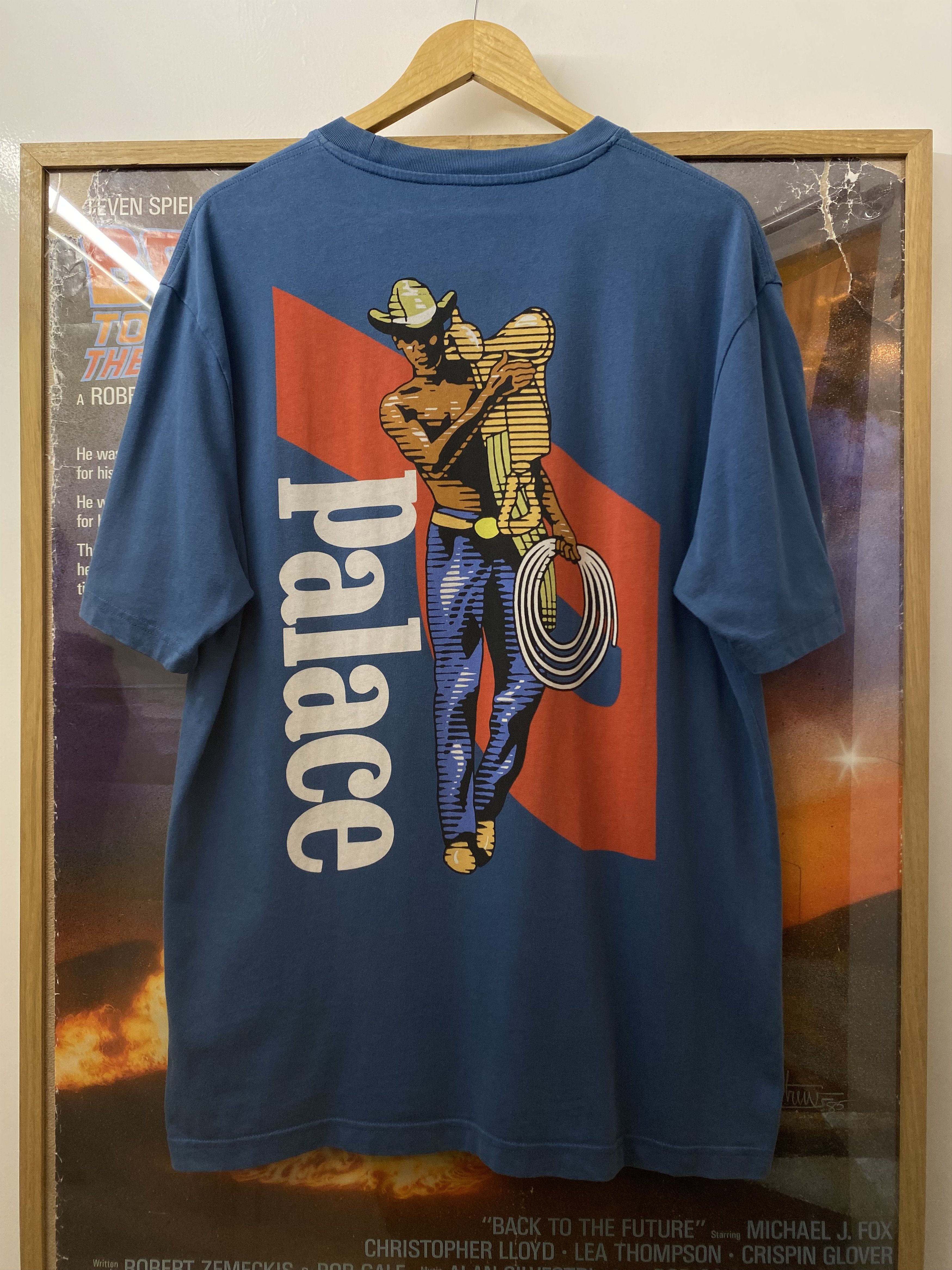 Palace SS2022 Palace Saves Marlboro Man Cowboy Parody Pocket Tee Size US XL / EU 56 / 4 - 1 Thumbnail