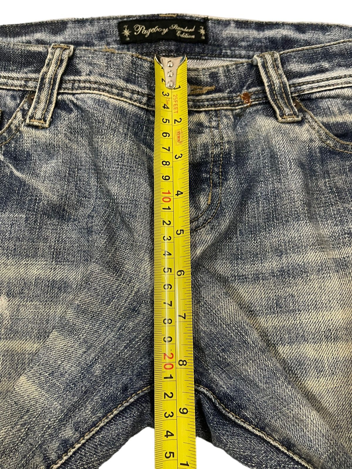 semanticdesign Vintage Japanese Brand Blue Wash Style Distressed Jeans Size US 32 / EU 48 - 13 Thumbnail