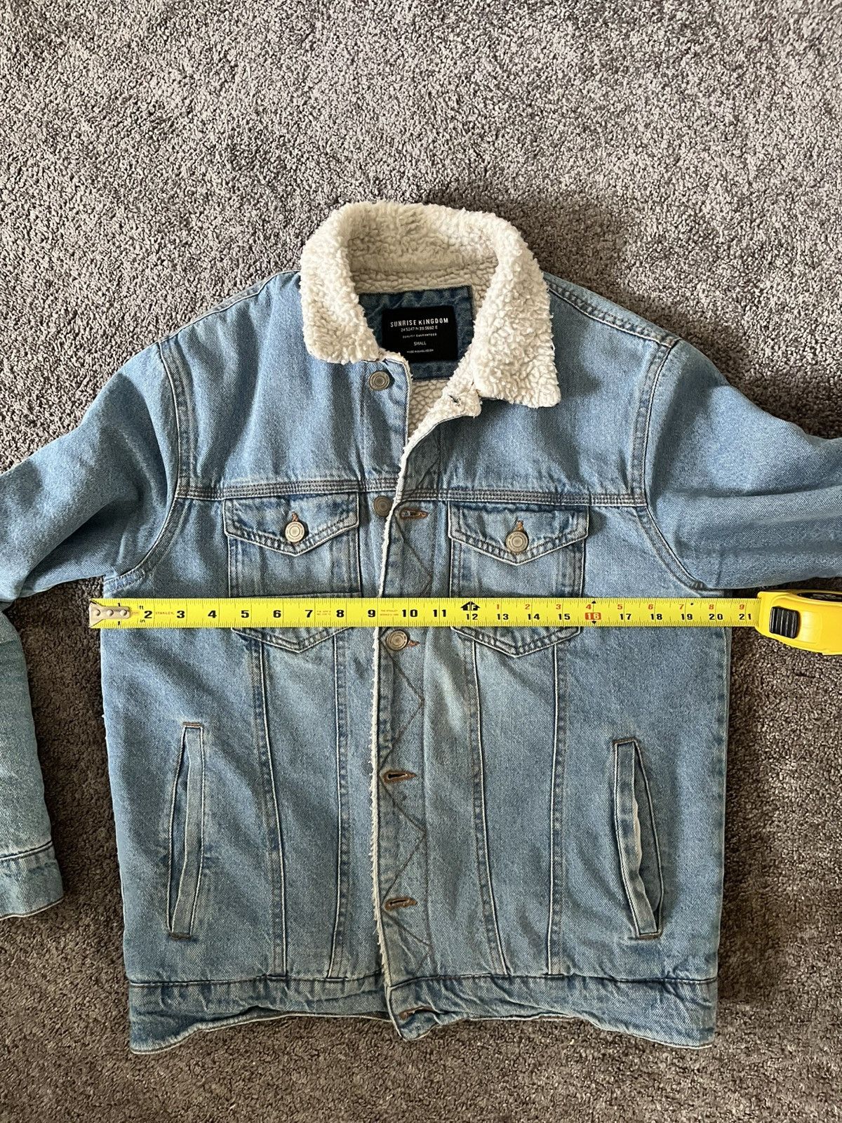 Other Sunrise Kingdom men's denim sherpa jacket Size US S / EU 44-46 / 1 - 6 Thumbnail