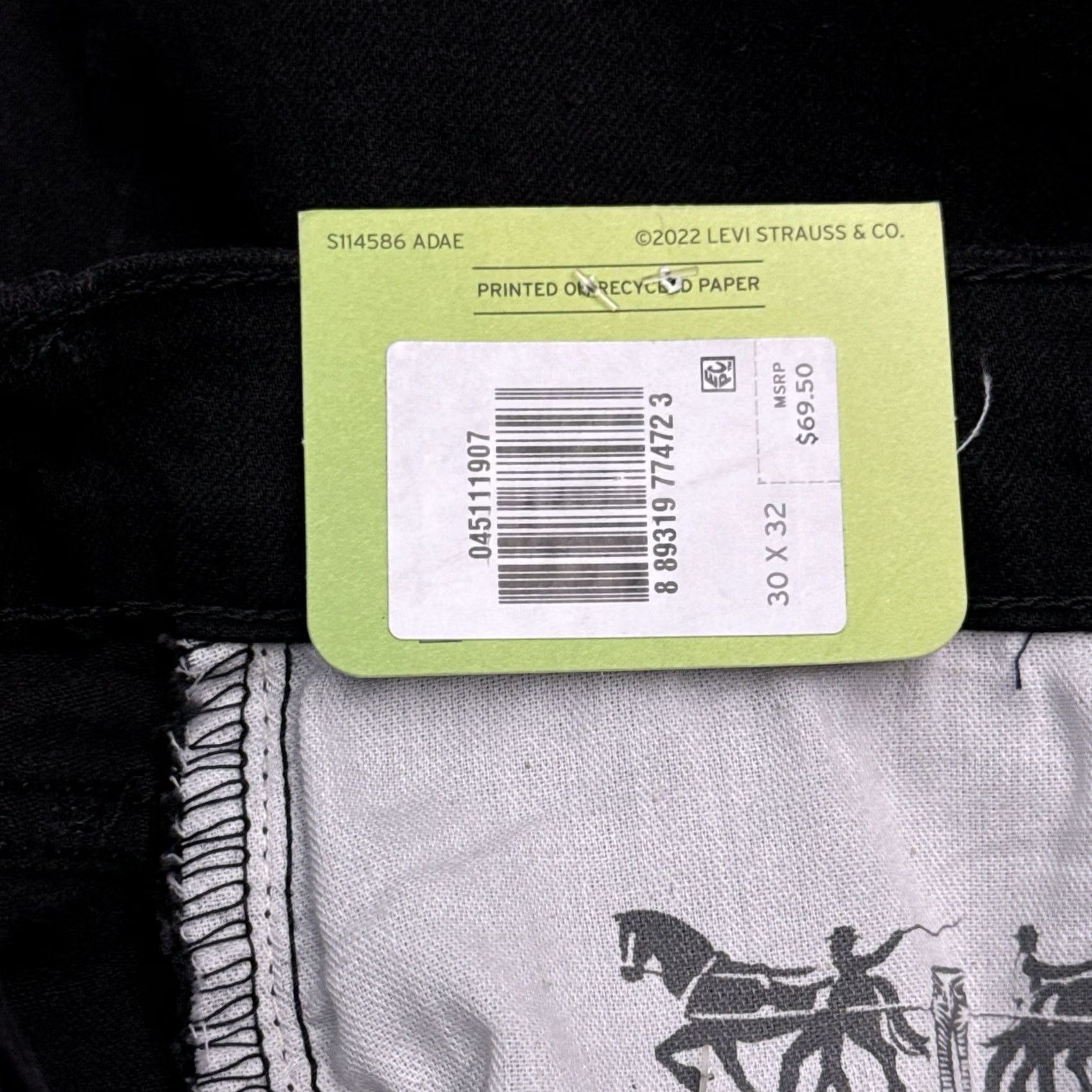 Levi's Levis 511 Slim Jeans Mens 30x32 Mid Rise Stretch Performance Flex New Size US 30 / EU 46 - 7 Thumbnail