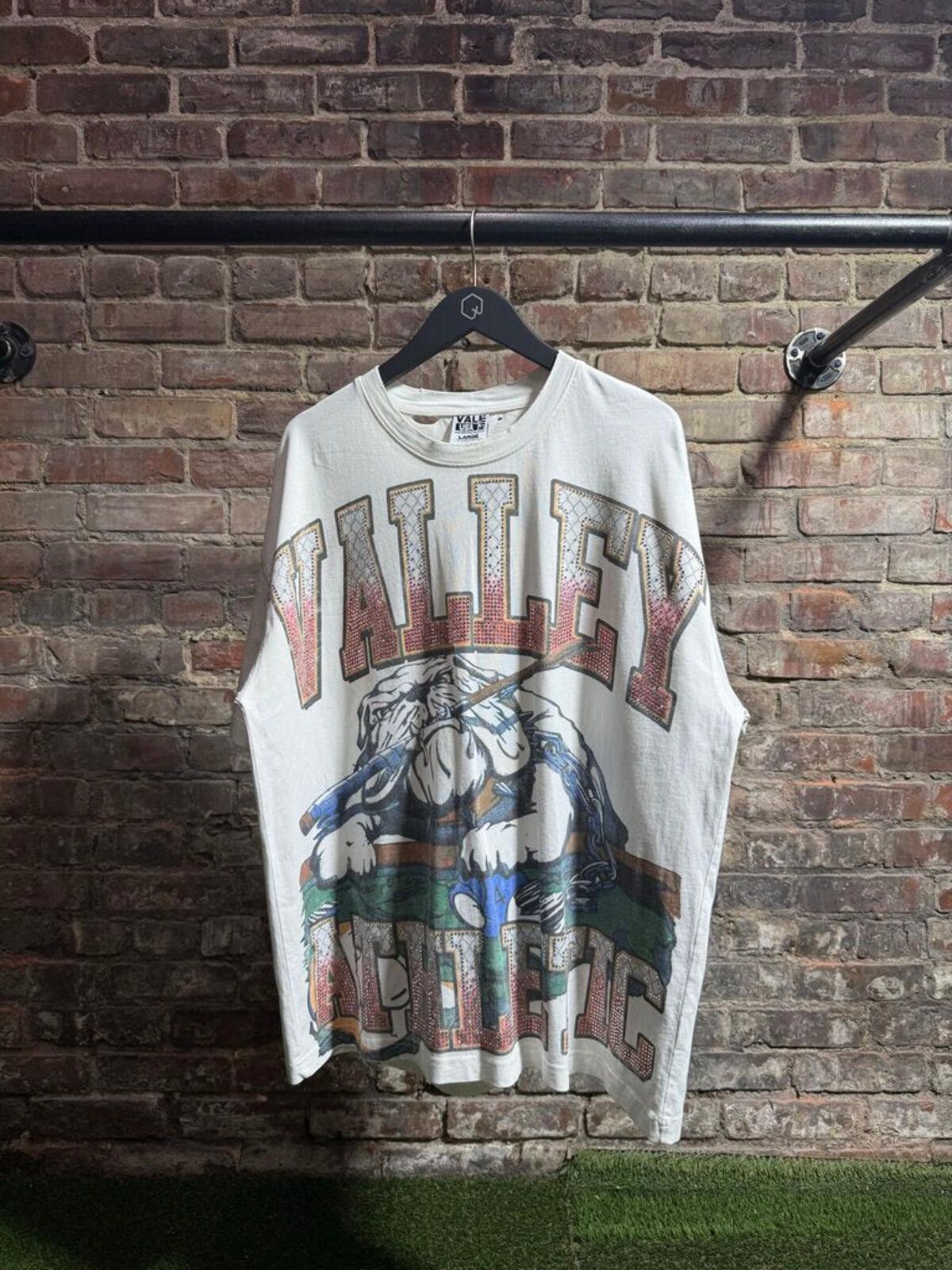 Other Vale State Bulldog Athletics White Tee Sz. L Size ONE SIZE - 1 Thumbnail