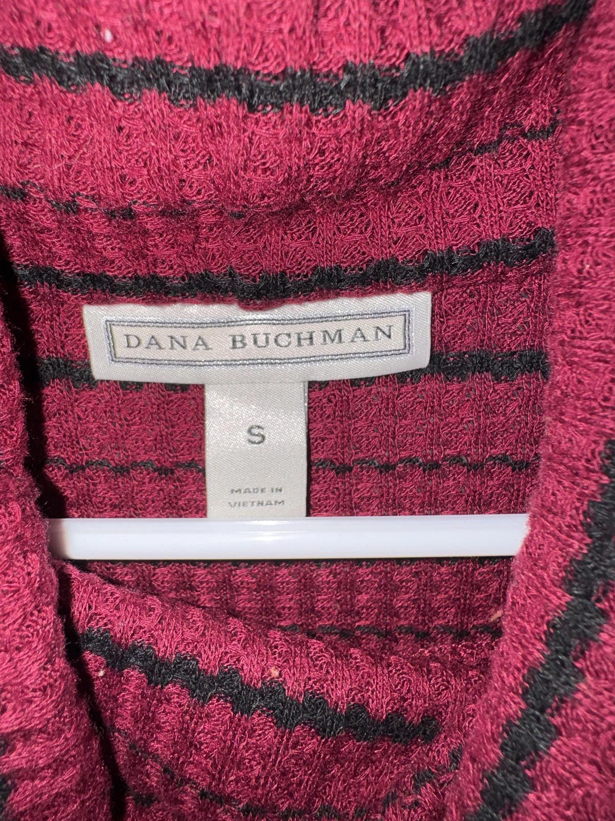 Other Dana Buchman Women's Small Red and Black Striped Sweater Size S / US 4 / IT 40 - 3 Thumbnail