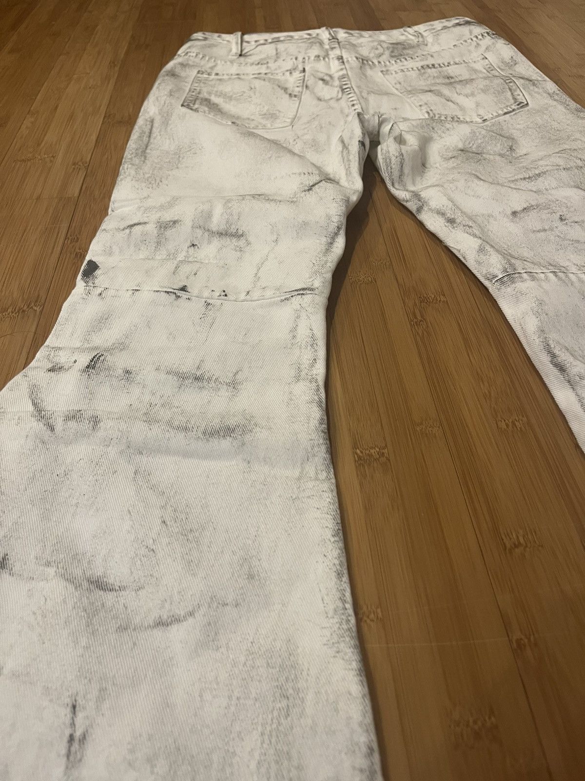Japanese Brand White Japanese Flare Jeans Size US 28 / EU 44 - 5 Thumbnail