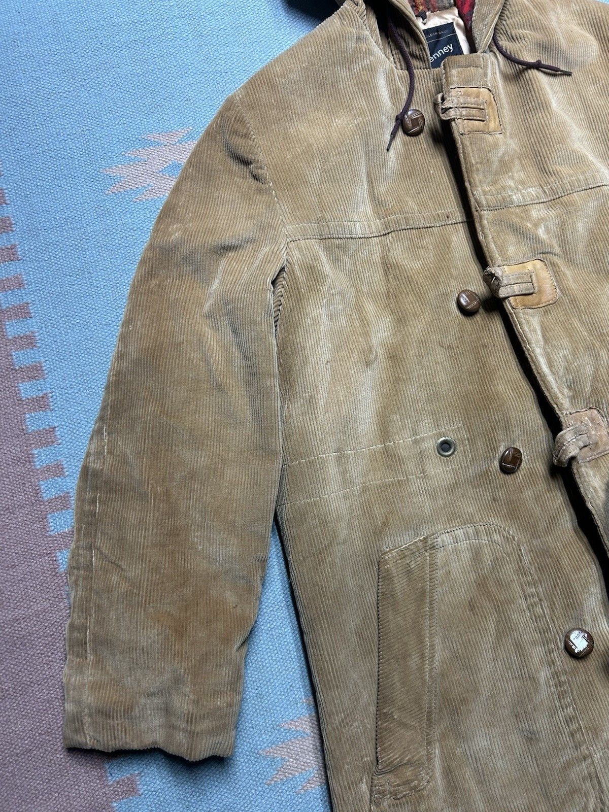 Vintage VTG 70s JCPenney corduroy jacket long coat hooded lined L 42 Size US L / EU 52-54 / 3 - 4 Thumbnail