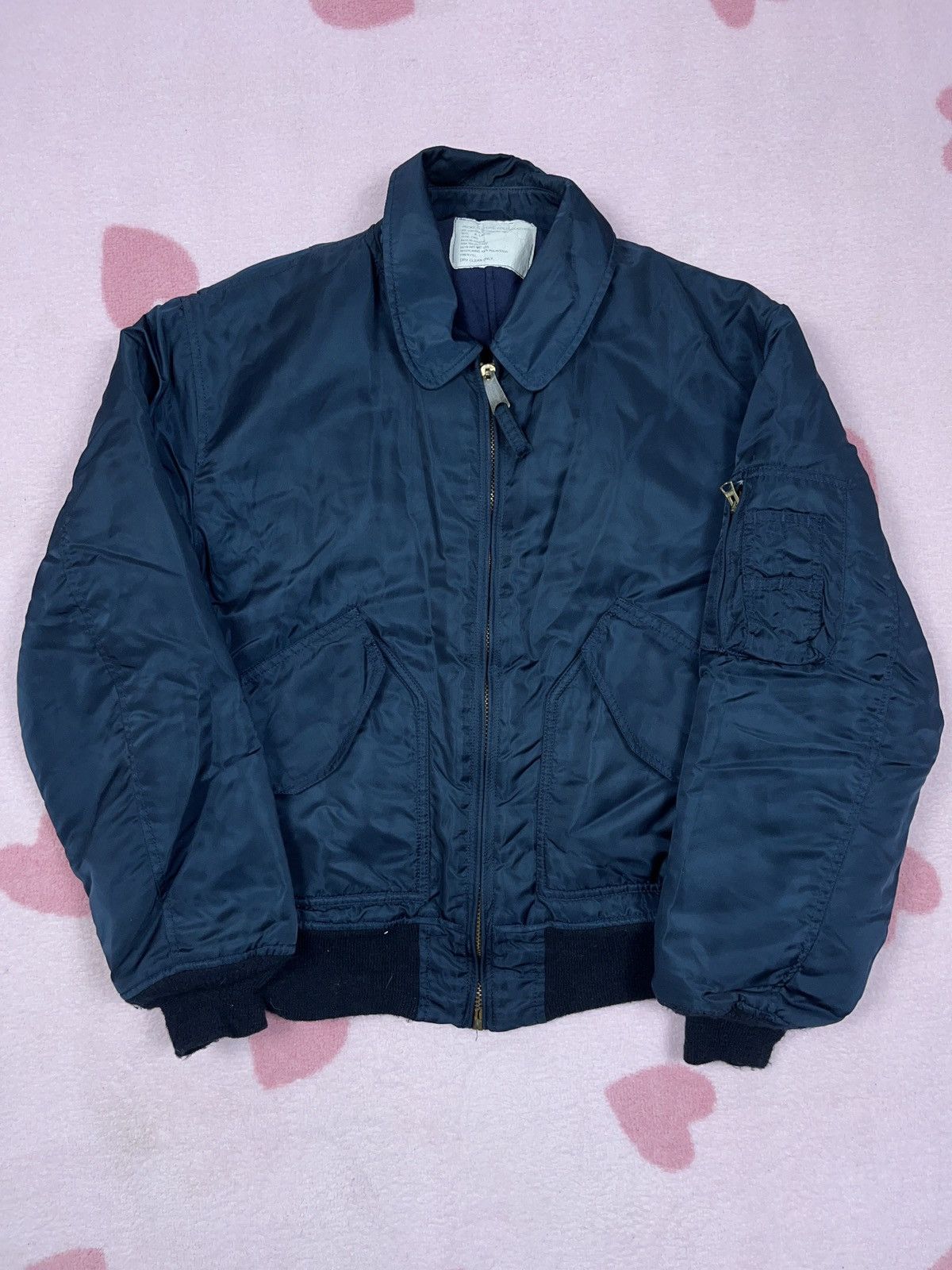 Vintage ➕ rare og 1984 cwu cold weather bomber flyer jacket Size US XL / EU 56 / 4 - 1 Thumbnail