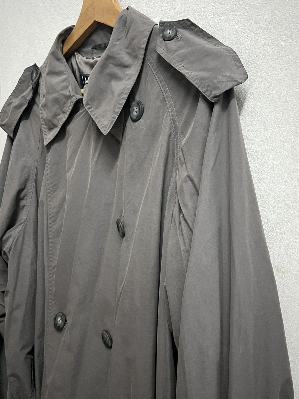 Vintage MAX MARA weekend line tranch coat rayon Size US L / EU 52-54 / 3 - 7 Thumbnail