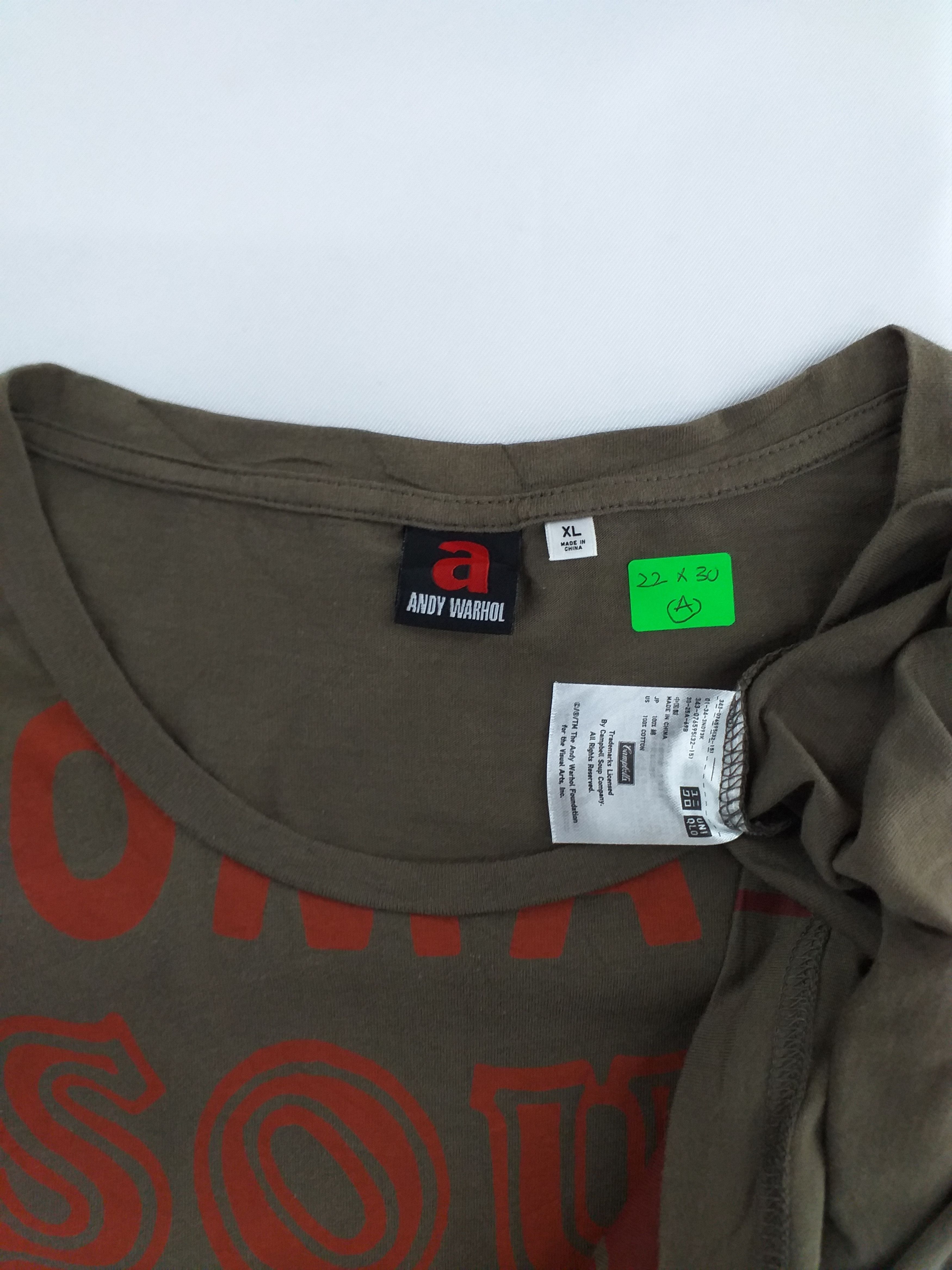 Andy Warhol Uniqlo Andy Warhol XLarge Tshirt -A077 Size US XL / EU 56 / 4 - 4 Thumbnail