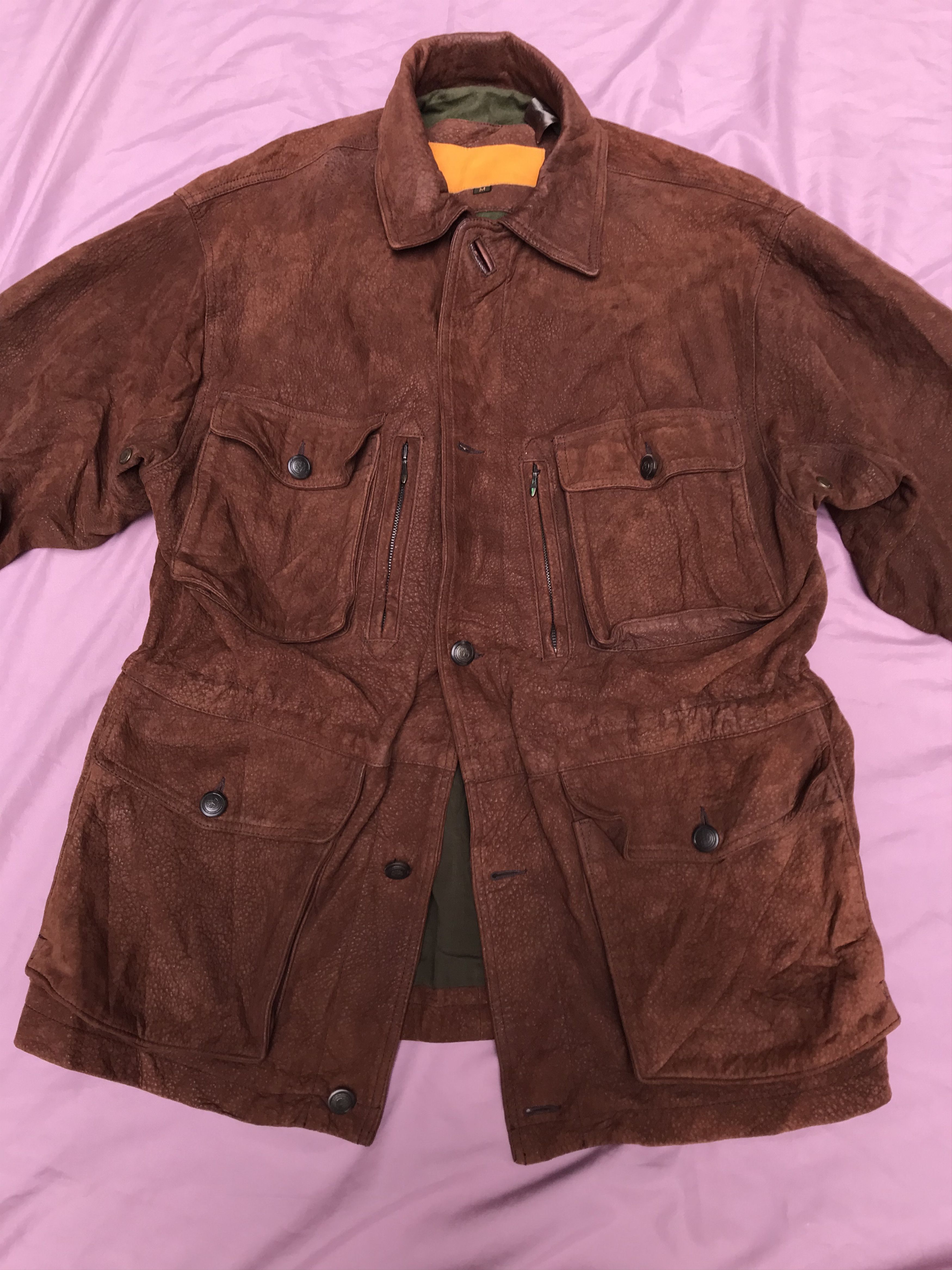 Timberland TIMBERLAND SHEEP LEATHER WOOL LINED SAFARI JACKET Size US M / EU 48-50 / 2 - 9 Thumbnail