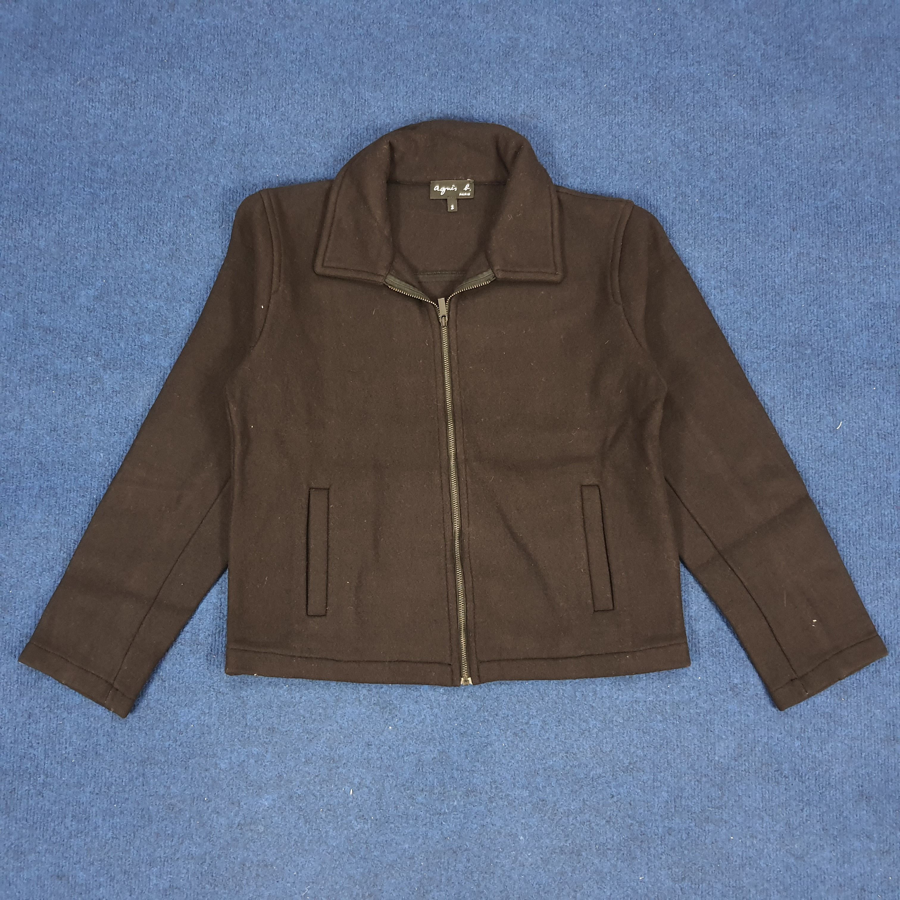 Designer × Vintage × agnes b. Vintage Agnes B. Paris Zipper Sweaters Size S / US 4 / IT 40 - 1 Thumbnail