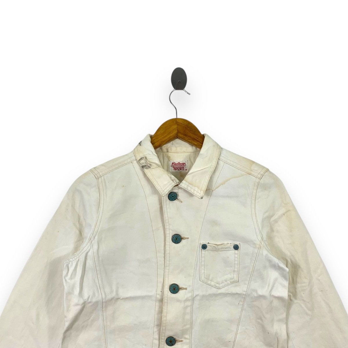 Levi's Vintage LEVIS STRAUSS REDLOOP Denim Jeans Jacket Western Size US M / EU 48-50 / 2 - 2 Thumbnail