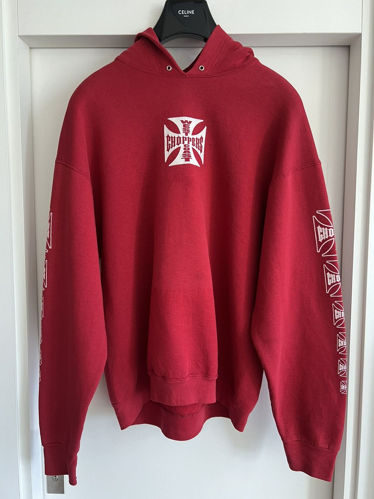 Band Tees × Vintage Vintage West Coast Choppers hoodie Size US XL / EU 56 / 4 - 7 Thumbnail